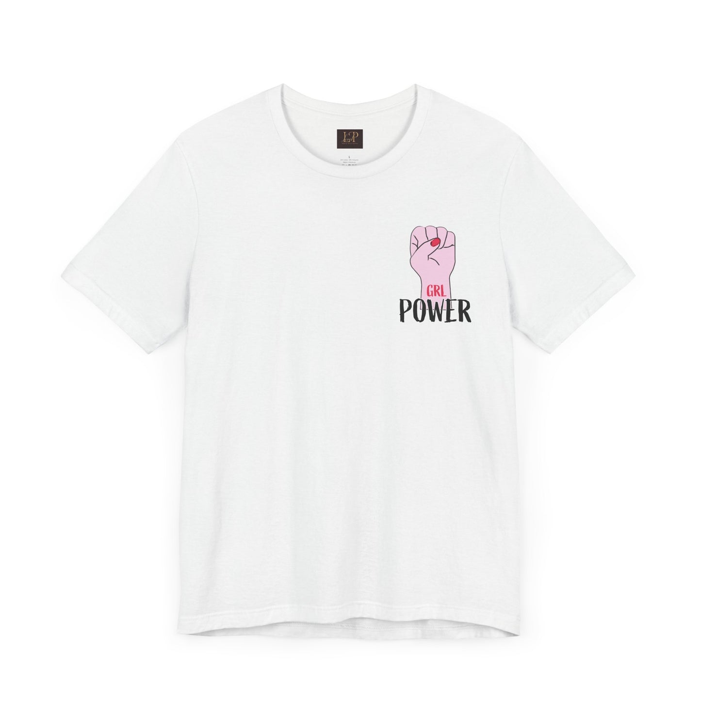 GRL POWER Unisex Jersey Short Sleeve Tee - Empowerment T-Shirt for Women