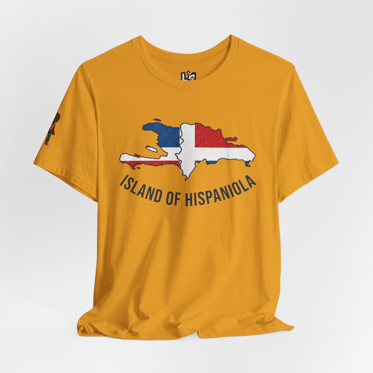 Island of Hispaniola Map T-Shirt