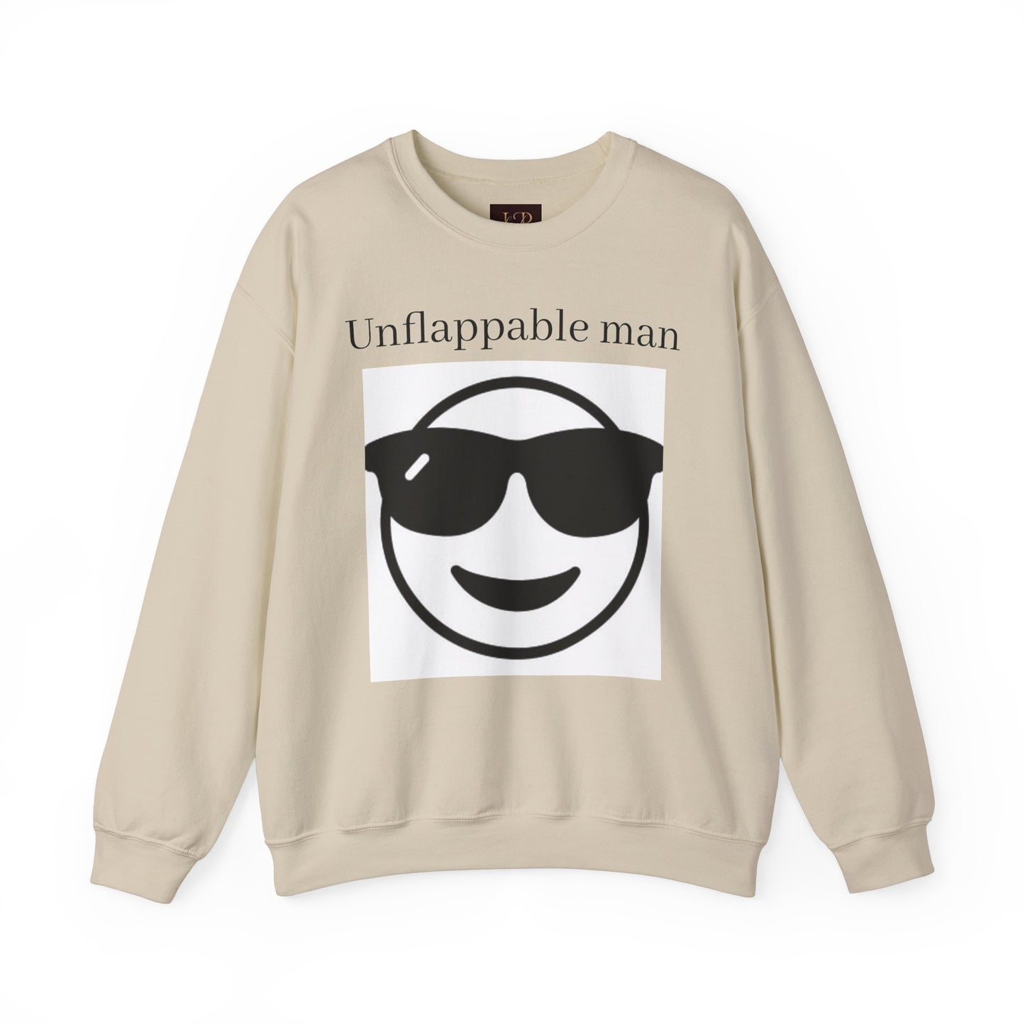 Unflappable Man Crewneck Sweatshirt - Cool & Comfortable Apparel