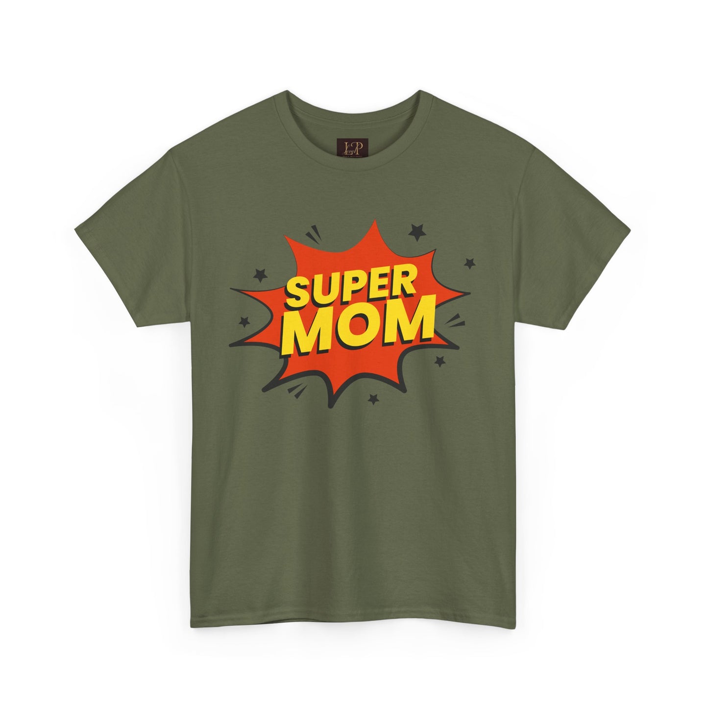 Super Mom Unisex Heavy Cotton Tee - Perfect Gift for Mother's Day