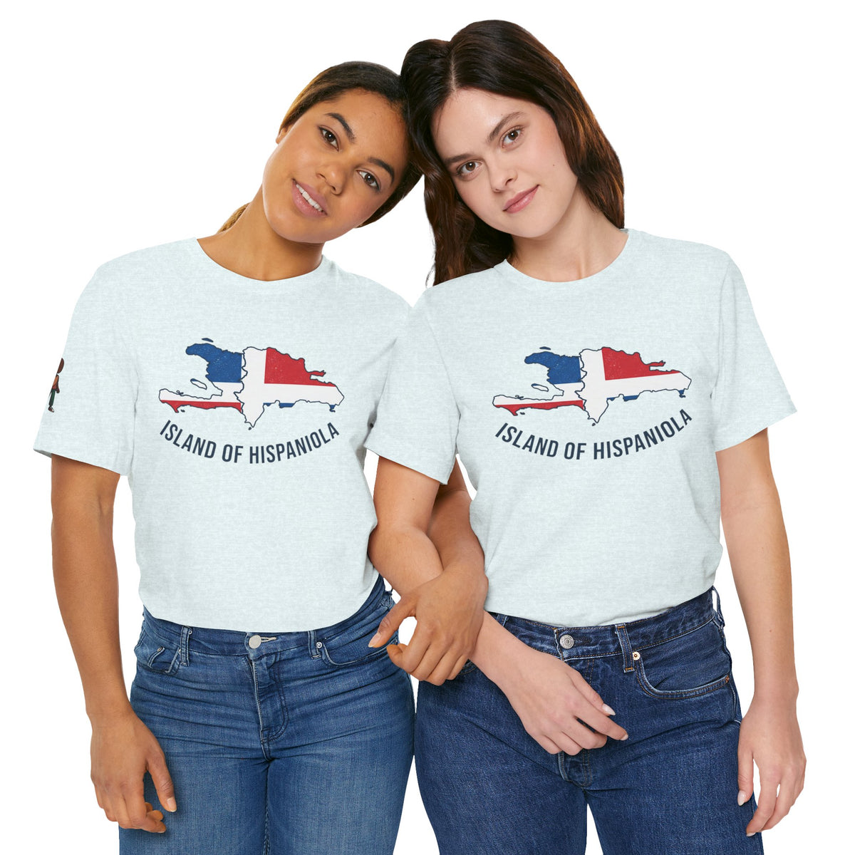 Island of Hispaniola Map T-Shirt