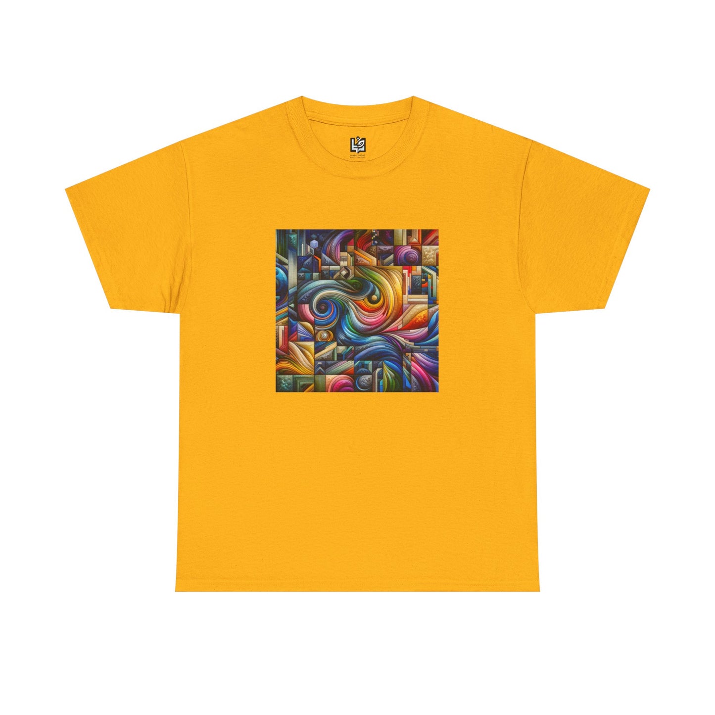 Vibrant Abstract Art Unisex Heavy Cotton Tee