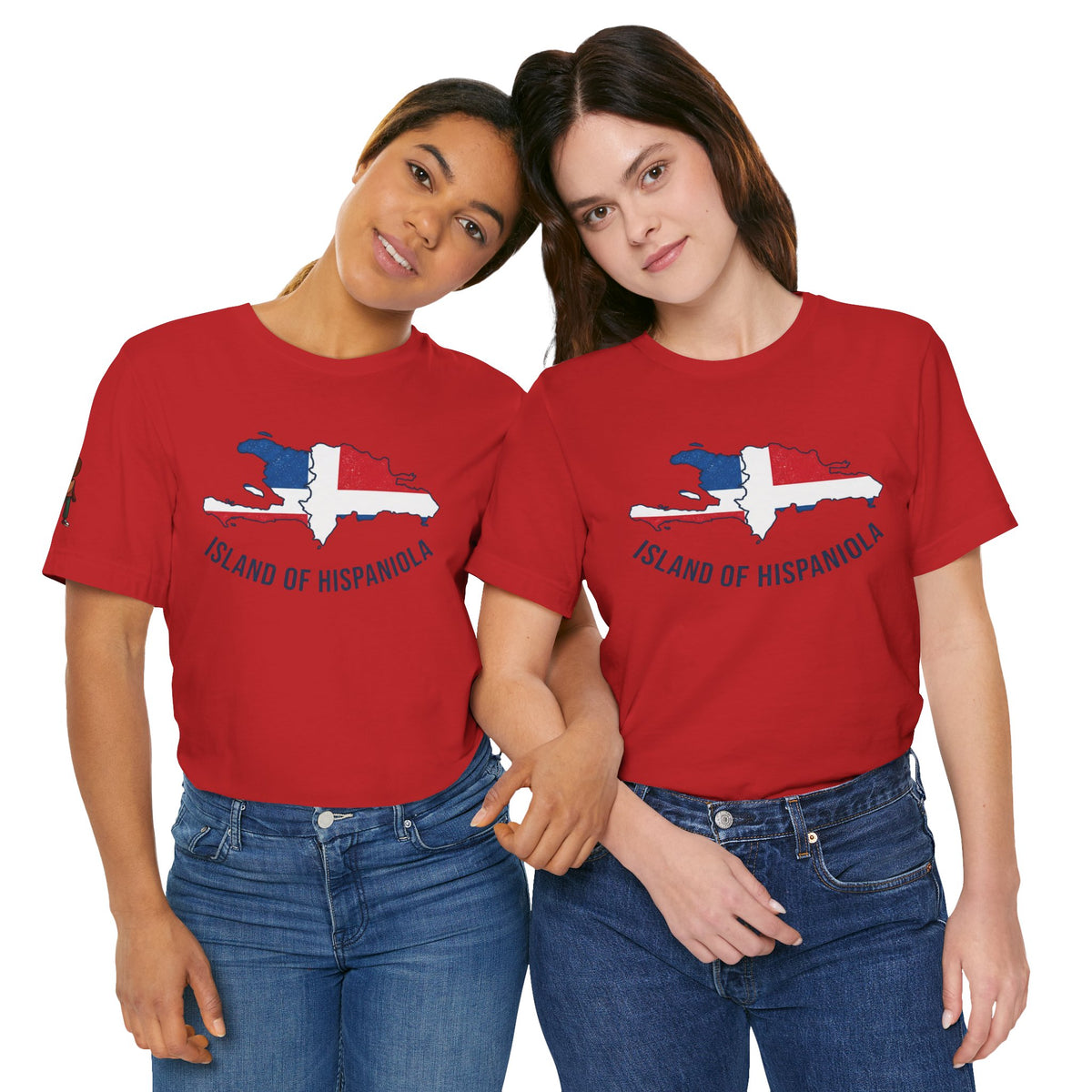 Island of Hispaniola Map T-Shirt