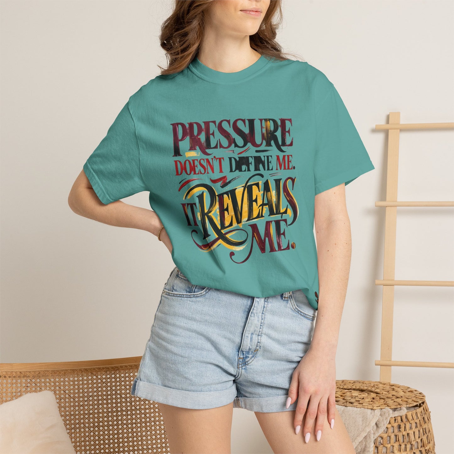 Pressure Reveals Me T-Shirt — Motivational Graphic Tee