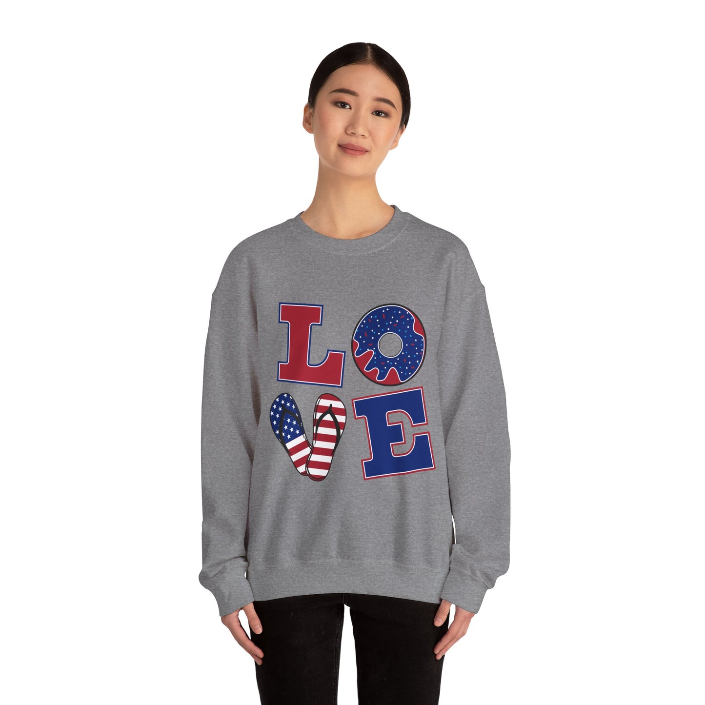 Copy of Love Vibes Unisex Heavy Blend™ Crewneck Sweatshirt - Perfect for Holidays and Celebrations