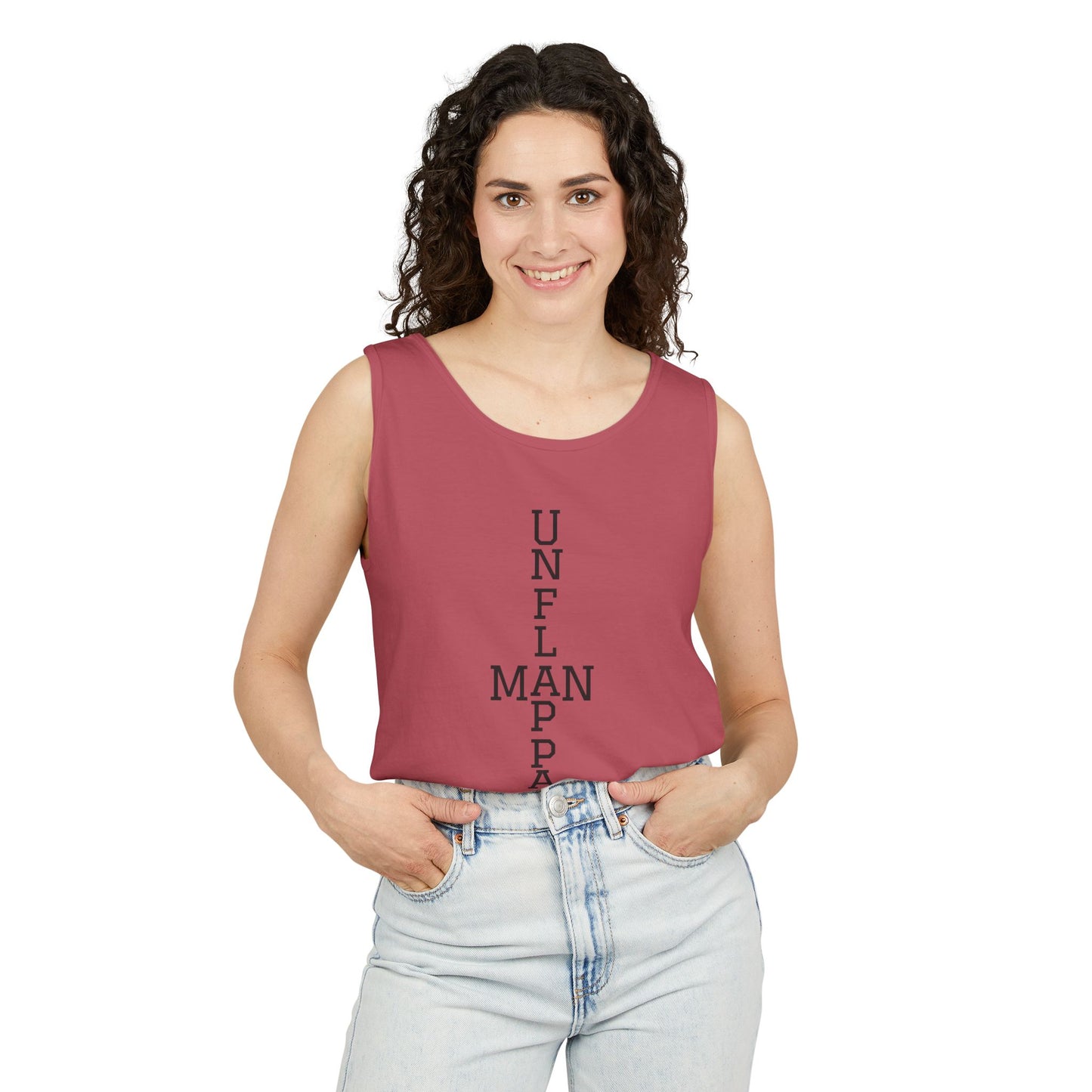 Unisex Inspirational Tank Top - Unflappable, Summer Apparel, Vacation Wear, Casual Gift, Fitness Gear