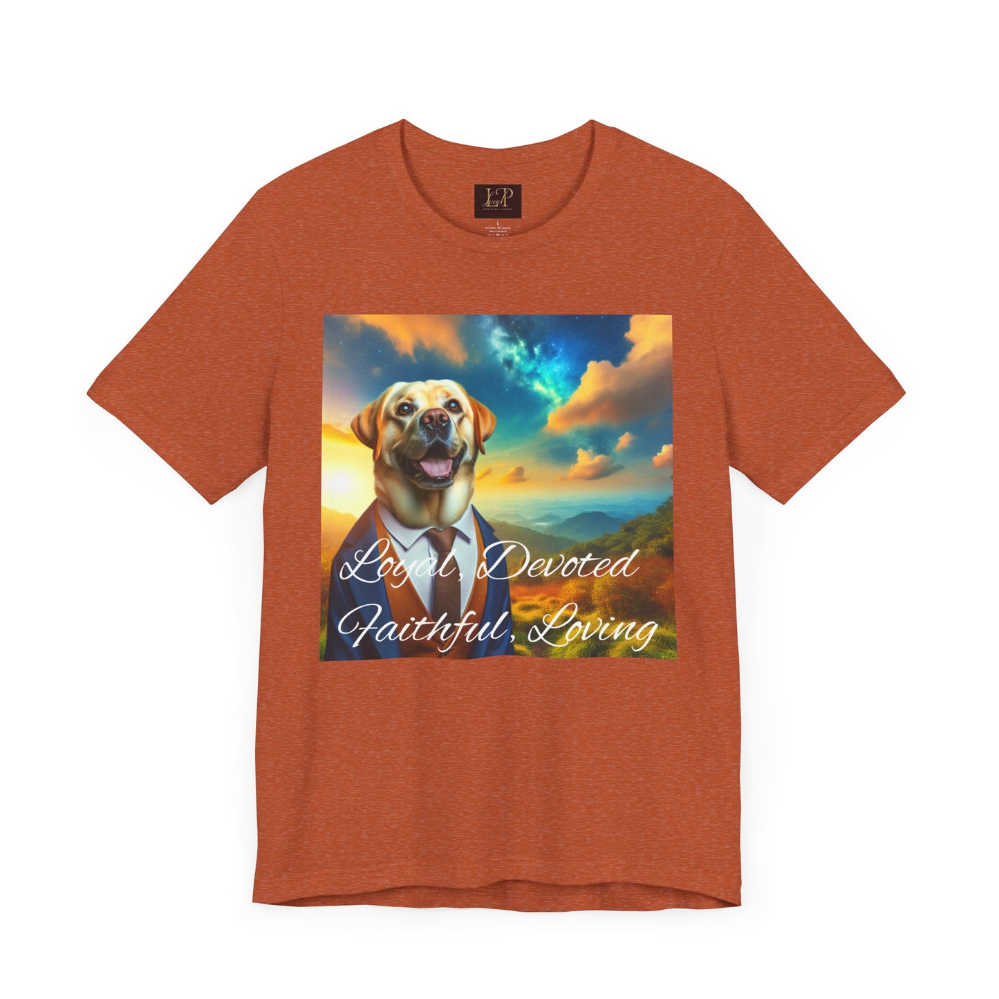 Labrador Love Unisex Jersey Tee - Devoted & Faithful Design