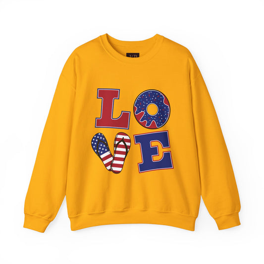 Copy of Love Vibes Unisex Heavy Blend™ Crewneck Sweatshirt - Perfect for Holidays and Celebrations