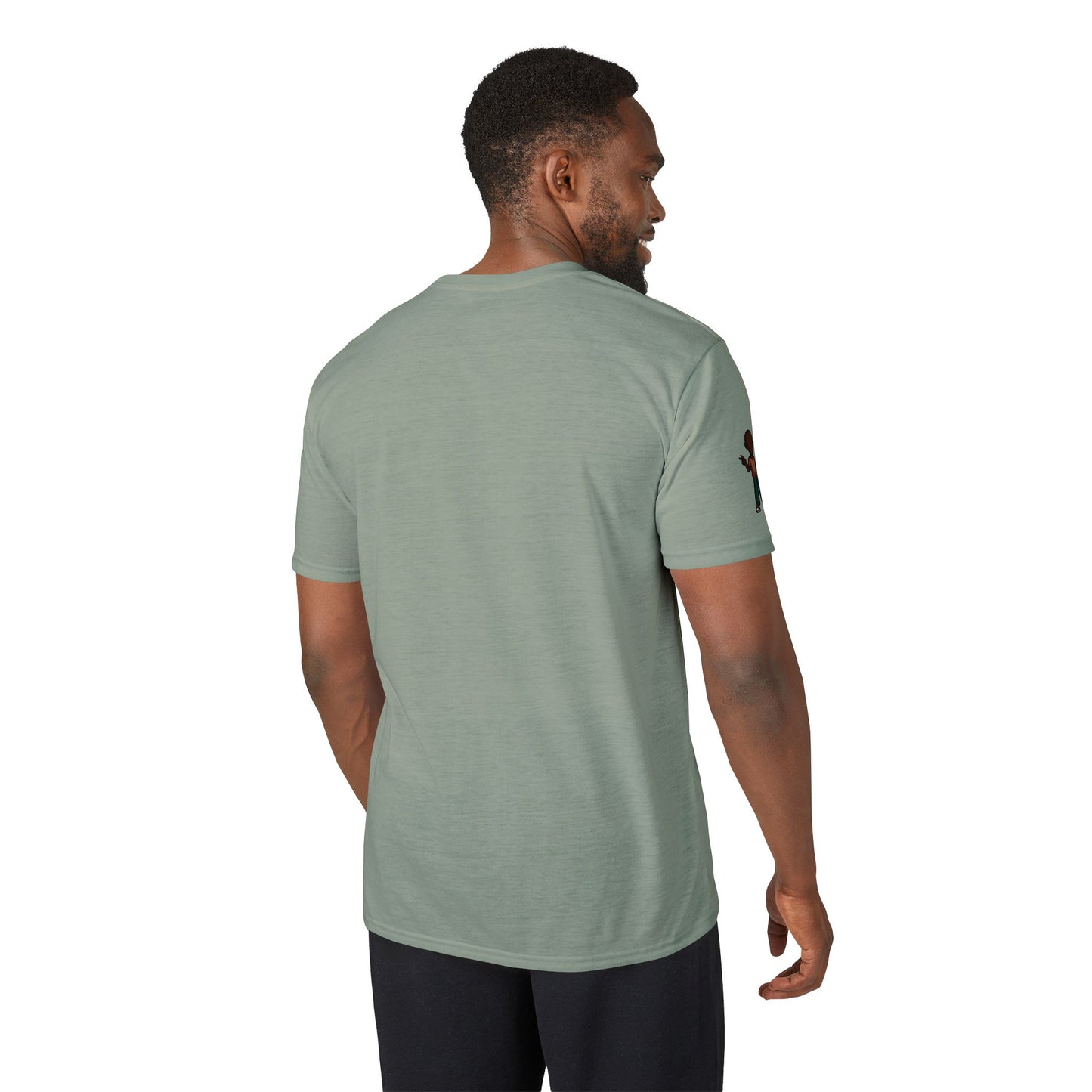 The Unflappable Man T-Shirt – Vintage Badge Graphic Tee for Calm, Confident Guys