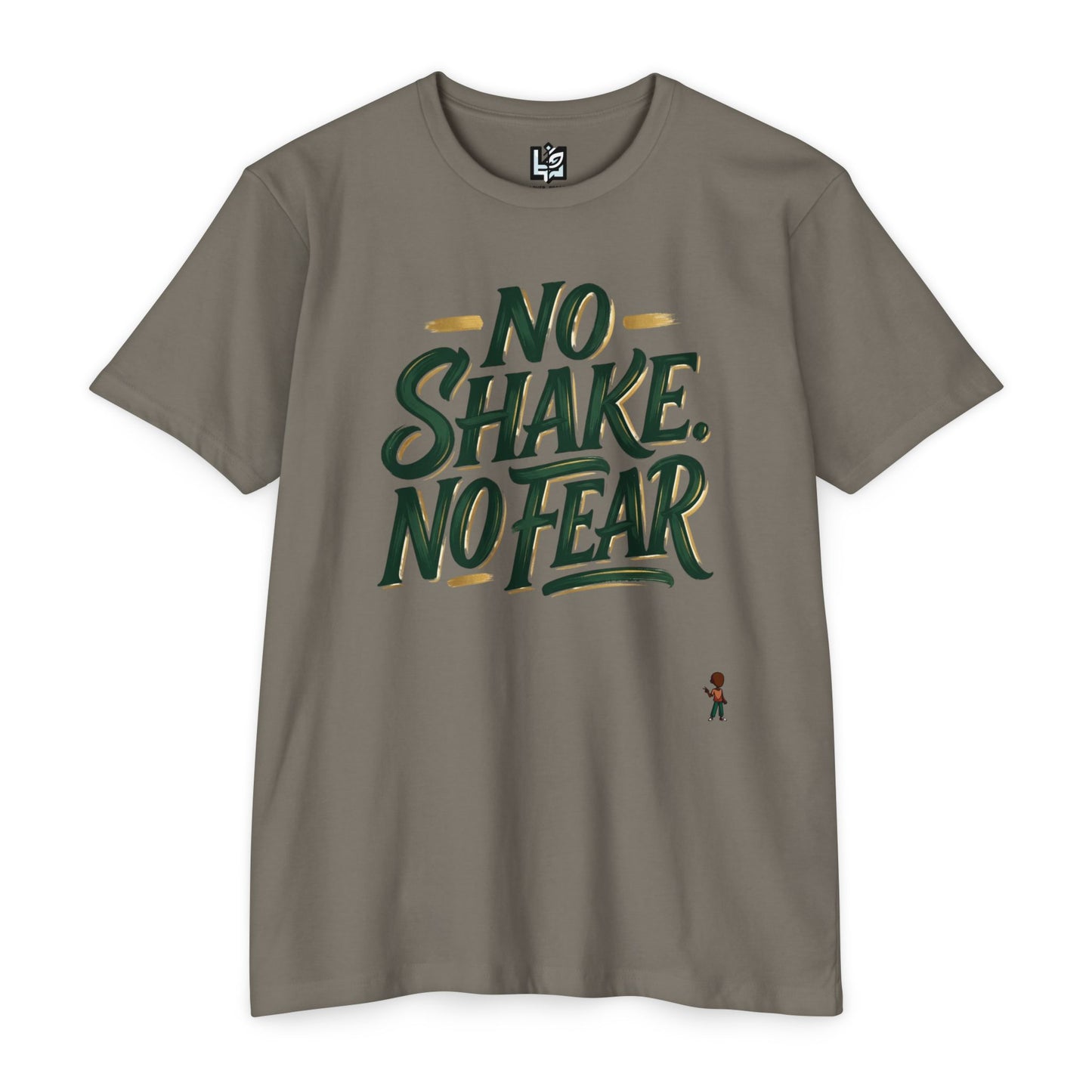 No Shake No Fear T-Shirt — Motivational Casual Tee