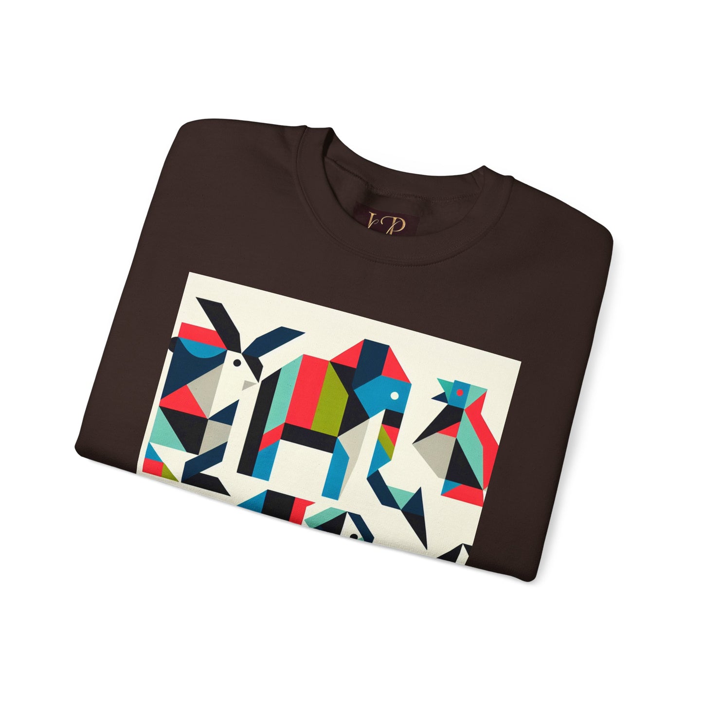 Colorful Geometric Art Unisex Sweatshirt - Cozy and Stylish