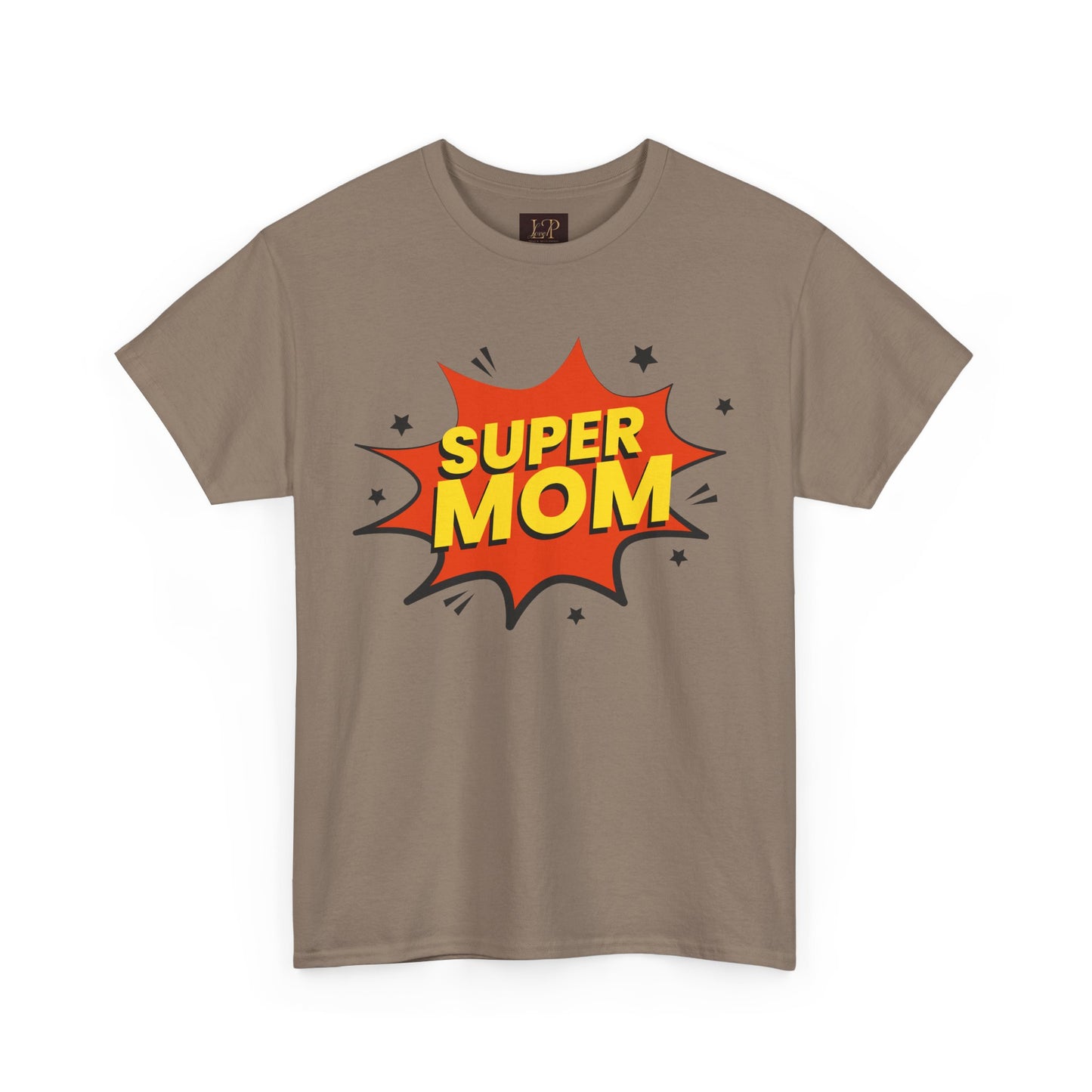 Super Mom Unisex Heavy Cotton Tee - Perfect Gift for Mother's Day