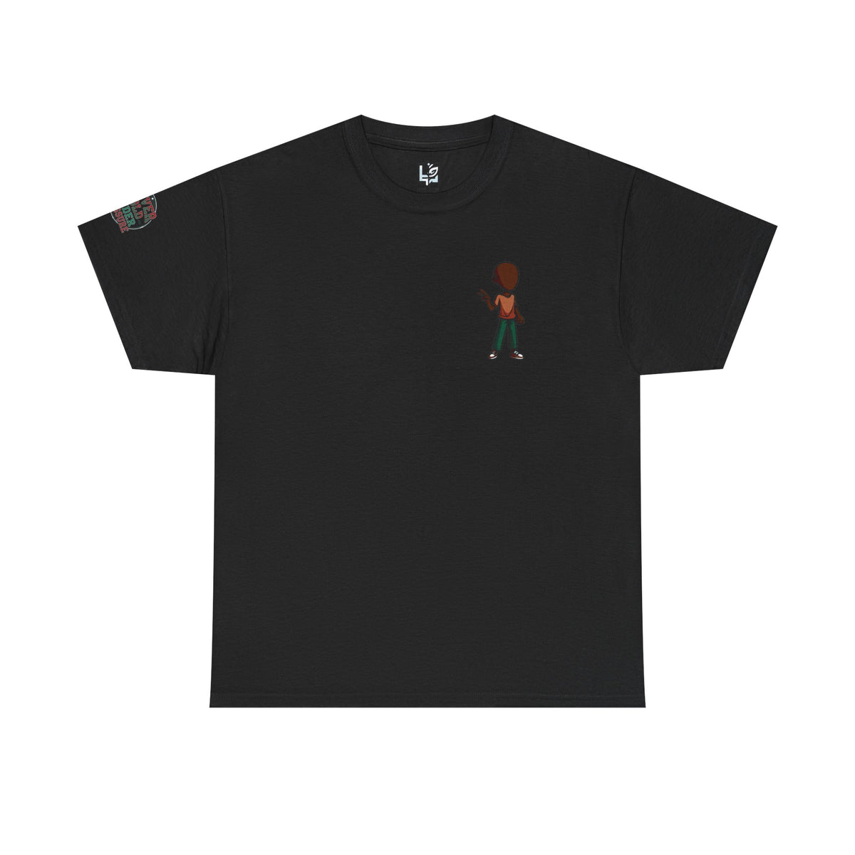 Mini Guitarist Tee — Cute Retro Kid Playing Guitar Graphic T-Shirt