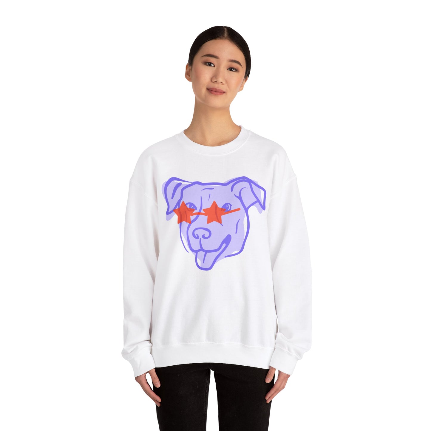 Cool Dog Crewneck Sweatshirt | Unisex Heavy Blend™ | Perfect Gift for Pet Lovers