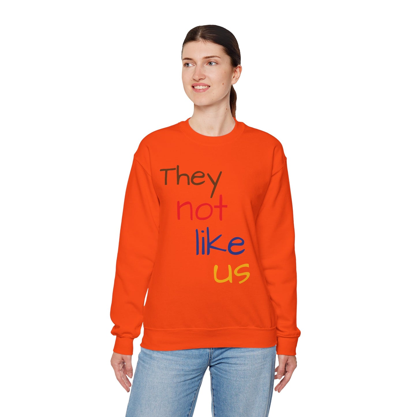 Unisex Crewneck Sweatshirt - ‘They Not Like Us’ Statement Apparel