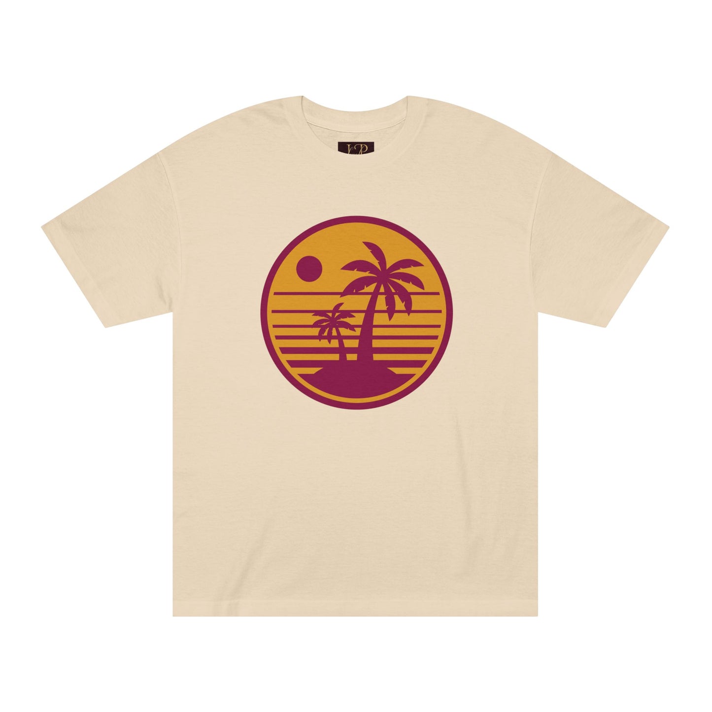 Retro Sunset Palm Tree Unisex Classic Tee