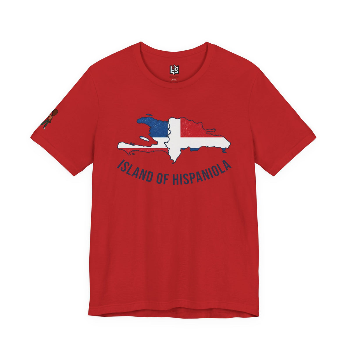 Island of Hispaniola Map T-Shirt