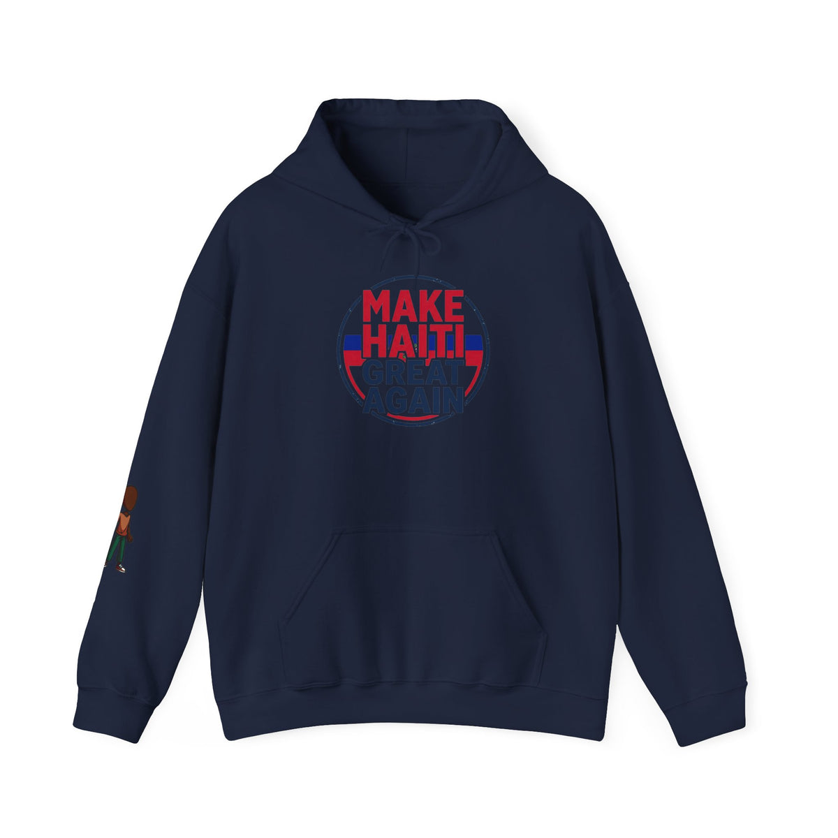 Hoodie - "Make Haiti Great Again" Political Solidarity Pullover