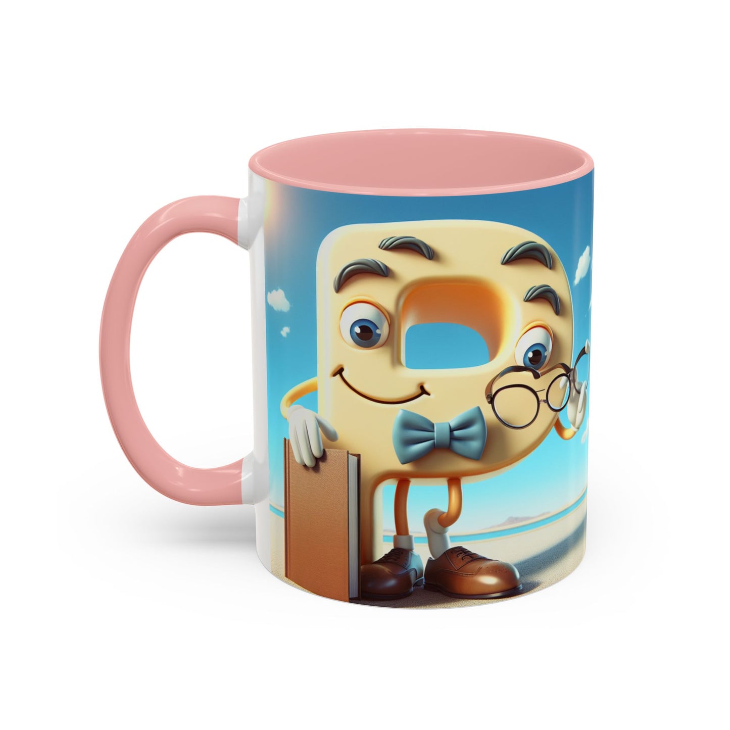 Cheerful Cartoon Character Accent Coffee Mug - Perfect for Gift Giving