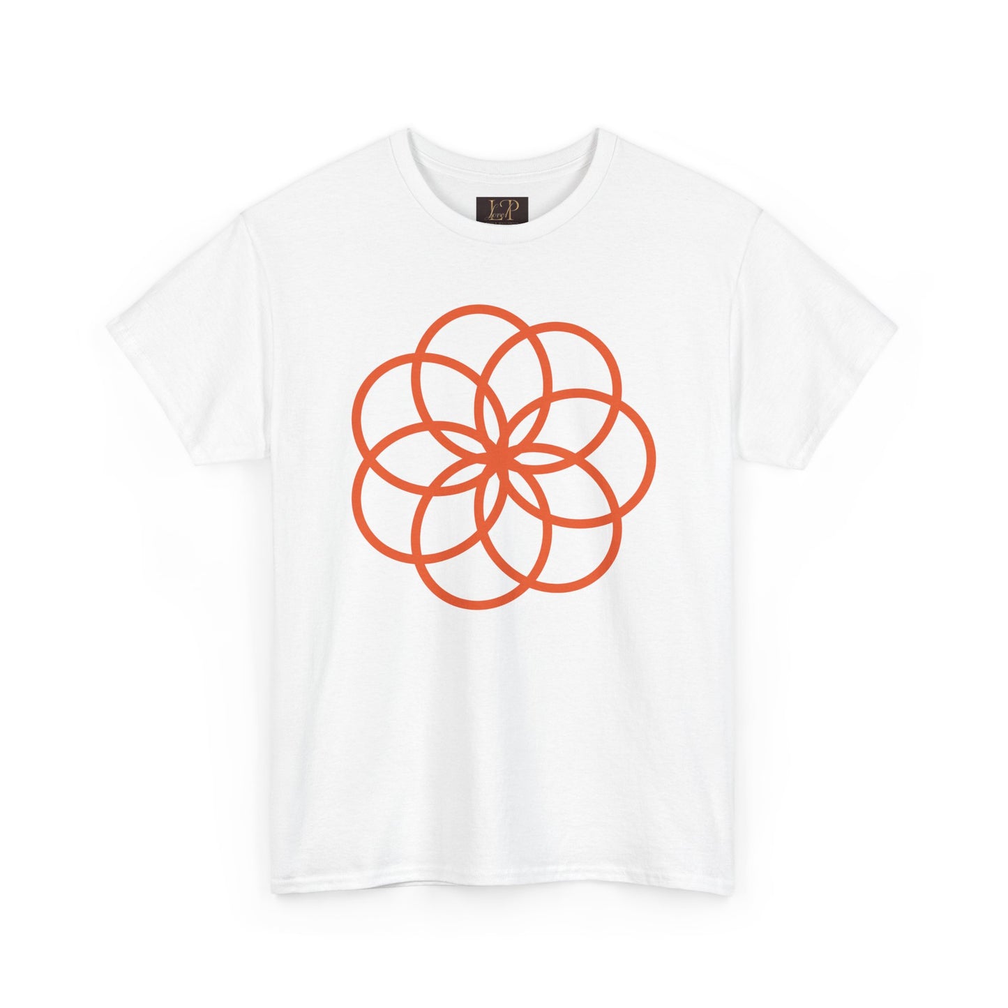 Flower Power Unisex Heavy Cotton Tee - Casual Graphic Shirt for Everyday Wear