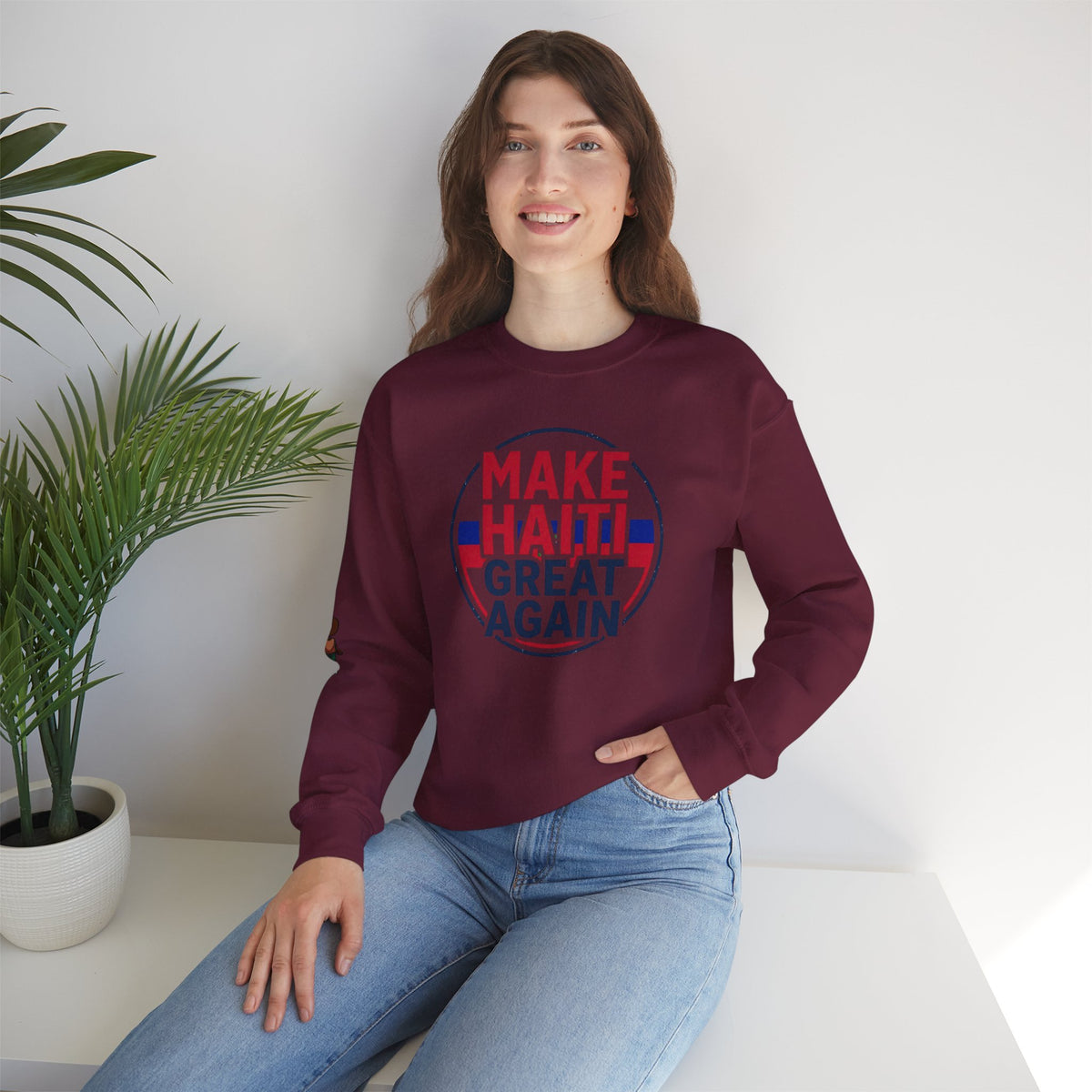 Make Haiti Great Again Crewneck Sweatshirt