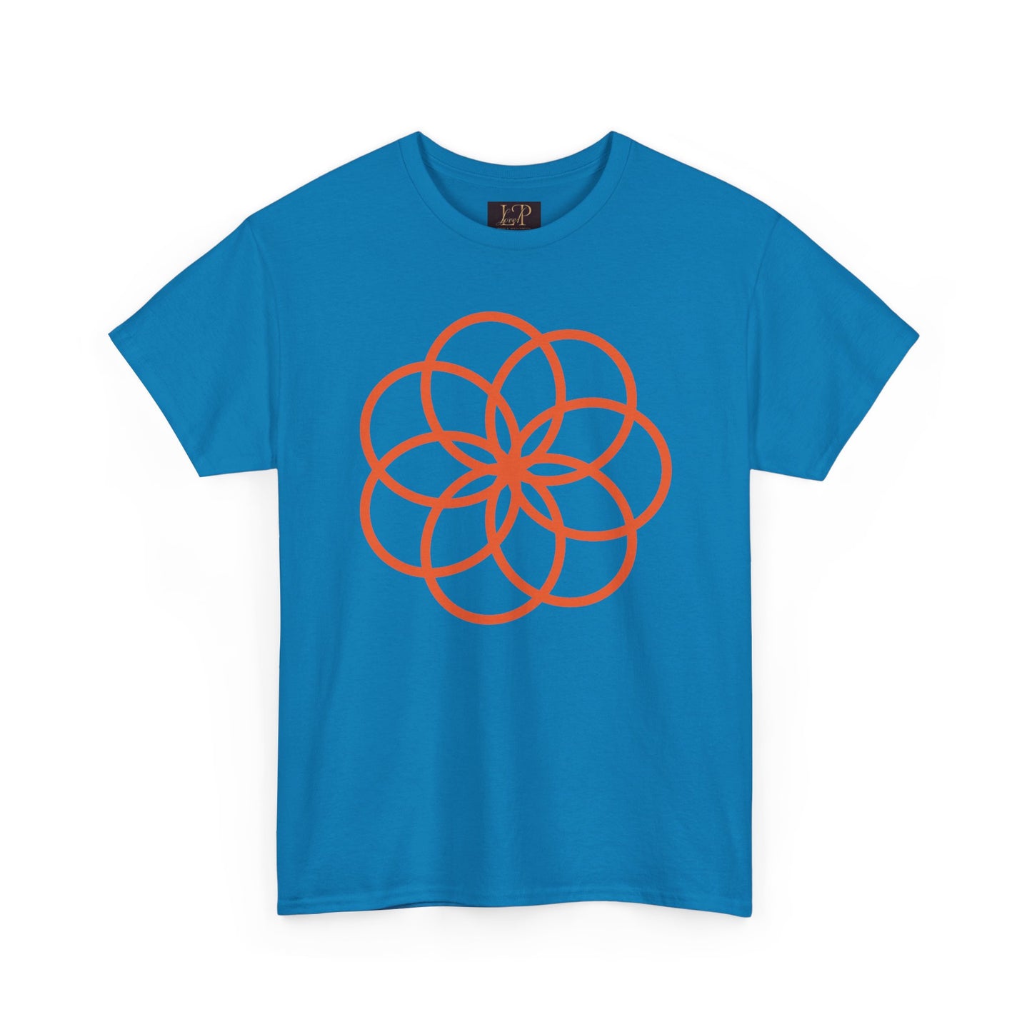 Flower Power Unisex Heavy Cotton Tee - Casual Graphic Shirt for Everyday Wear