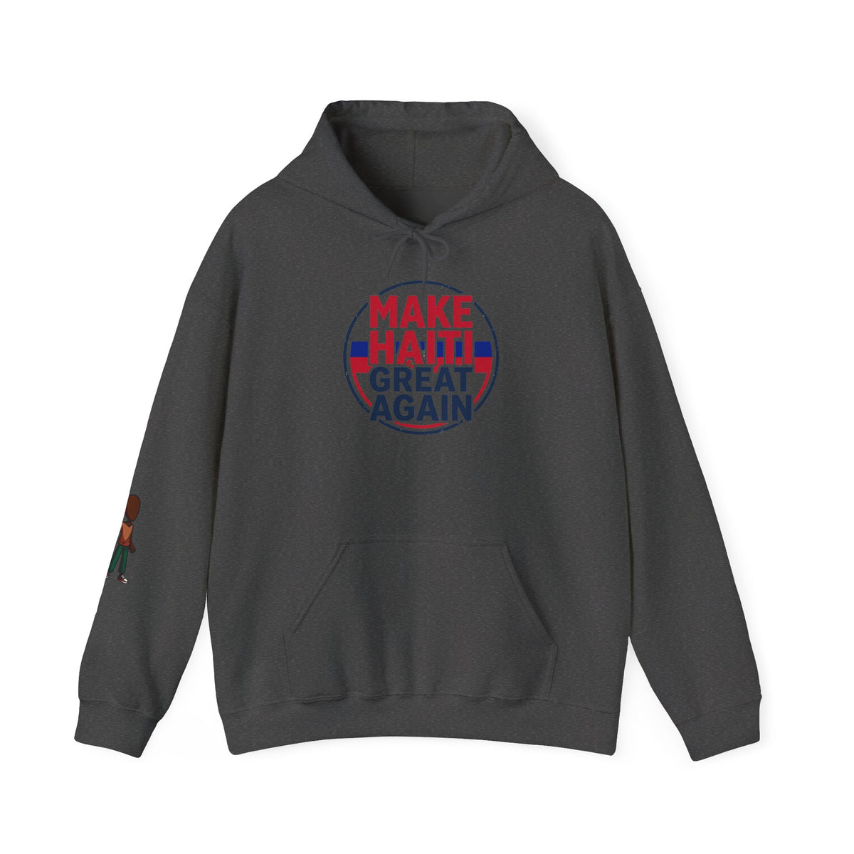 Hoodie - "Make Haiti Great Again" Political Solidarity Pullover