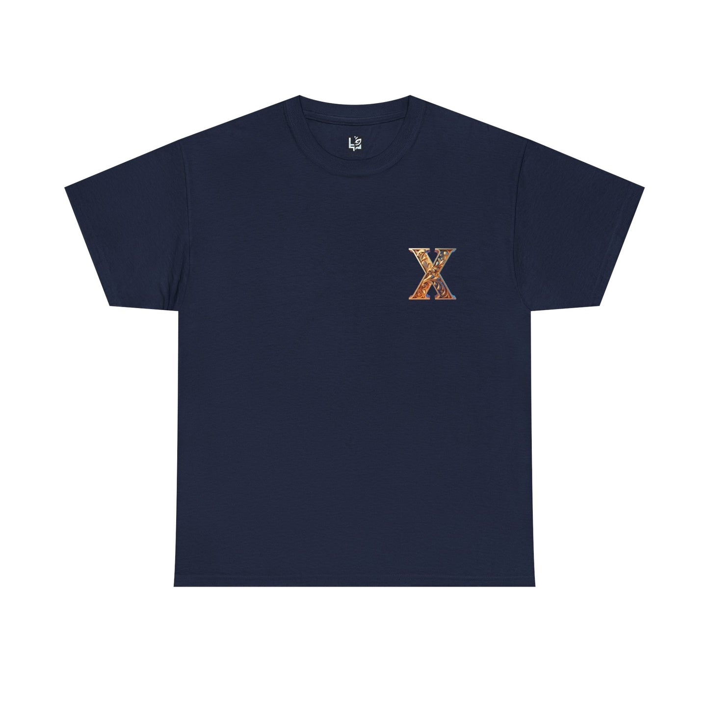 Unisex Heavy Cotton Tee - Stylish 'X' Graphic Shirt for Everyday Wear