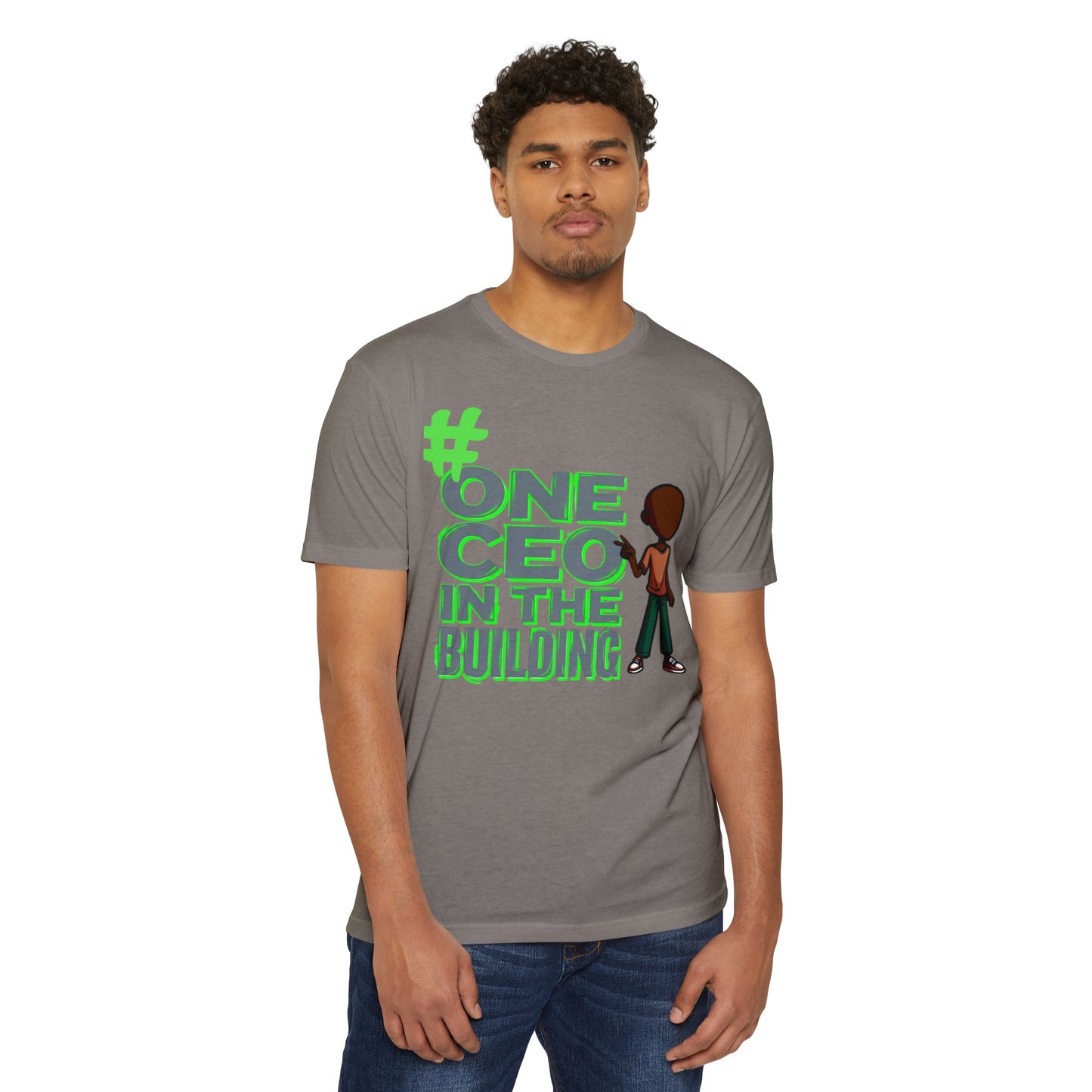 #One CEO In The Building Graphic T-Shirt — Kid/Youth Entrepreneur Tee
