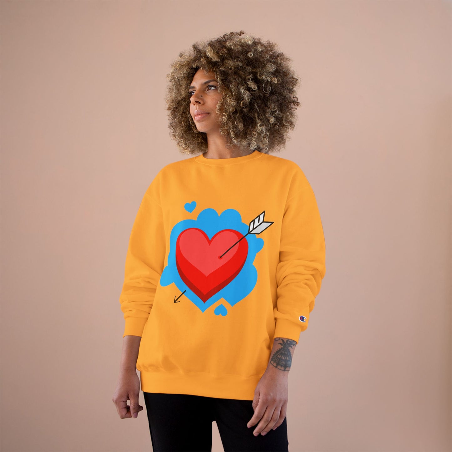 Valentine's Day Heart Champion Sweatshirt