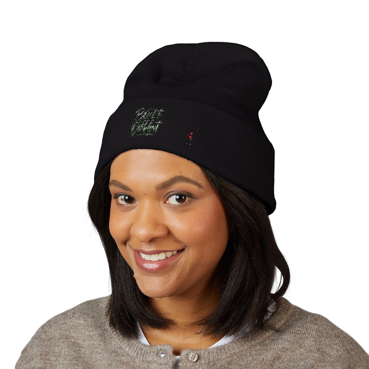 Embroidered 'Plant Daddy' Cuffed Beanie — Cozy Garden Lover Knit Hat