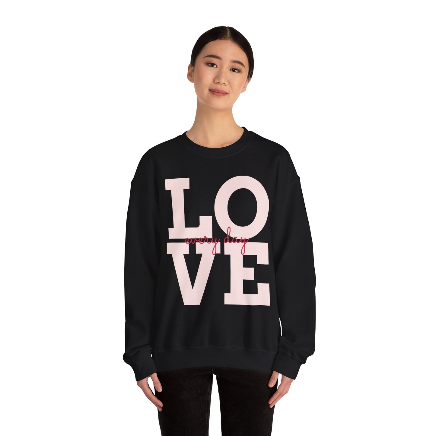 Love Every Day Unisex Crewneck Sweatshirt