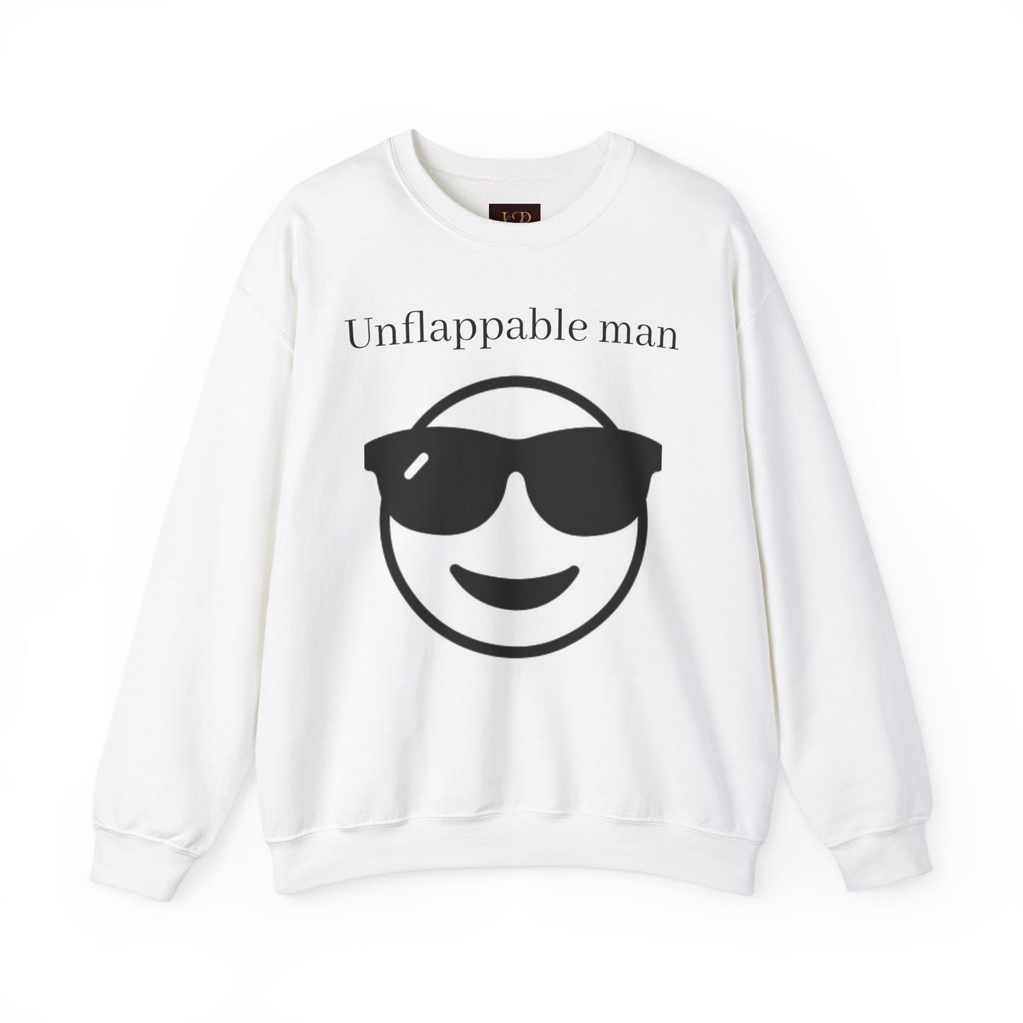 Unflappable Man Crewneck Sweatshirt - Cool & Comfortable Apparel