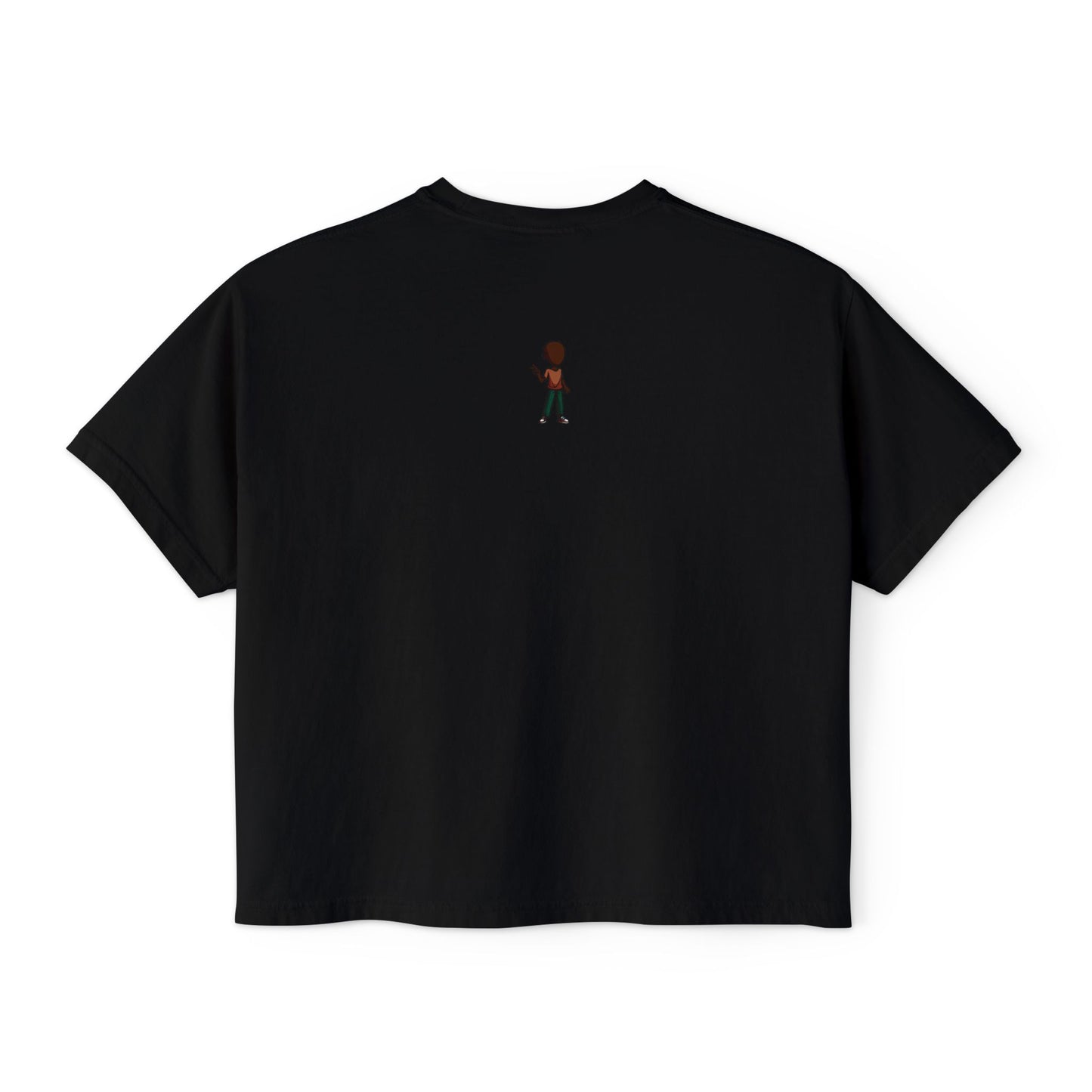 Only Good Vibes Boxy Tee — Women's Positive Graphic Crop T-Shirt