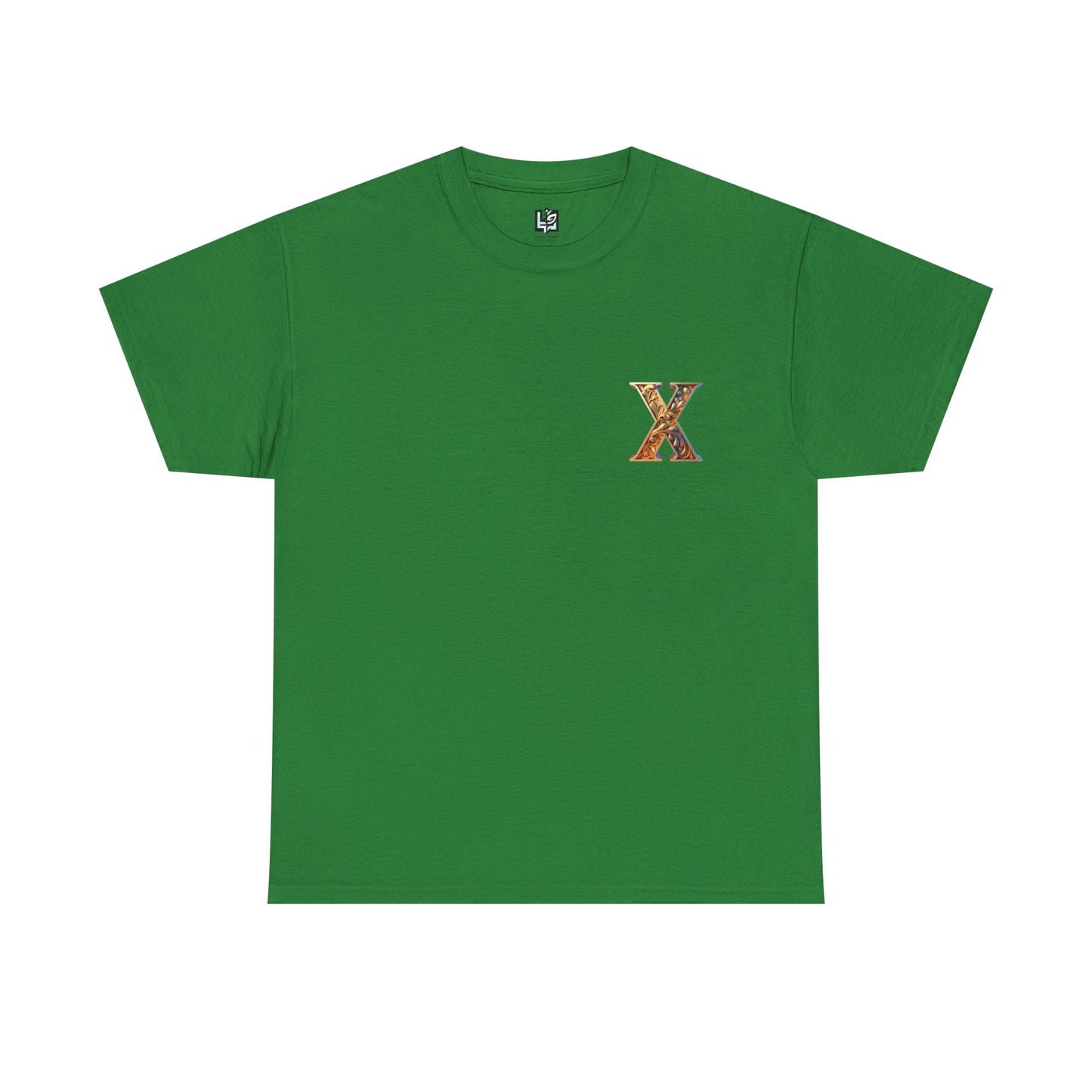 Unisex Heavy Cotton Tee - Stylish 'X' Graphic Shirt for Everyday Wear