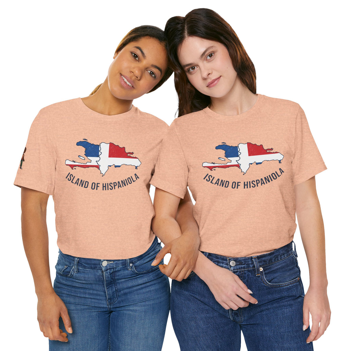 Island of Hispaniola Map T-Shirt