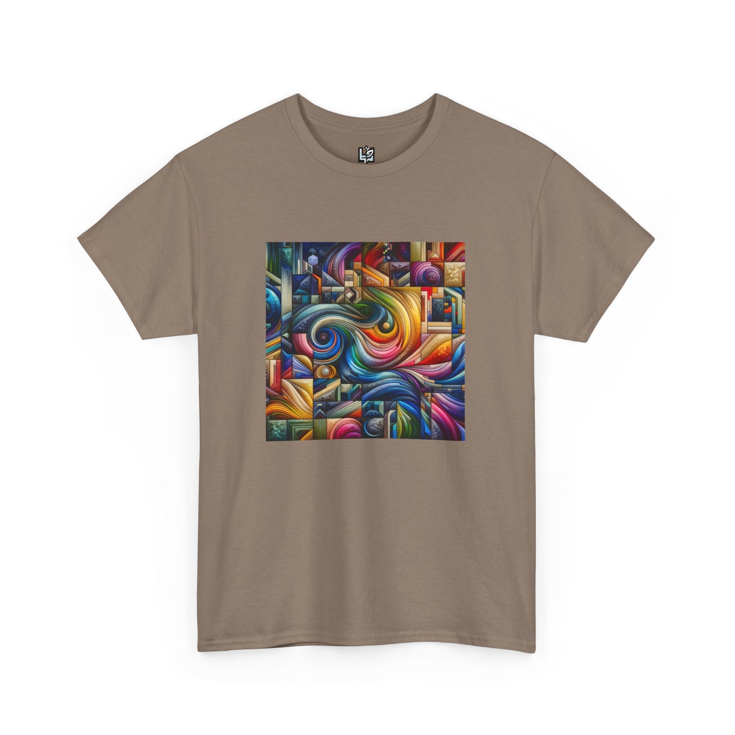 Vibrant Abstract Art Unisex Heavy Cotton Tee
