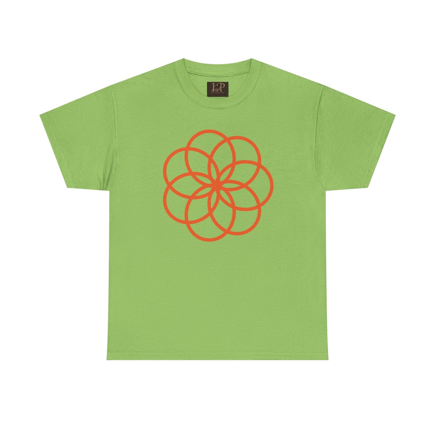 Flower Power Unisex Heavy Cotton Tee - Casual Graphic Shirt for Everyday Wear