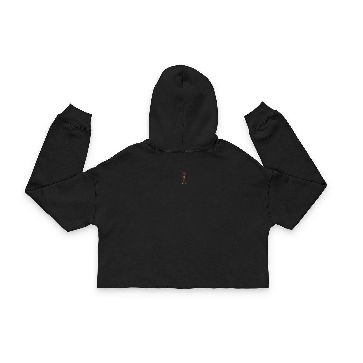 Cropped Hoodie — "Positive Vibes Only" Women's Cropped Hoodie