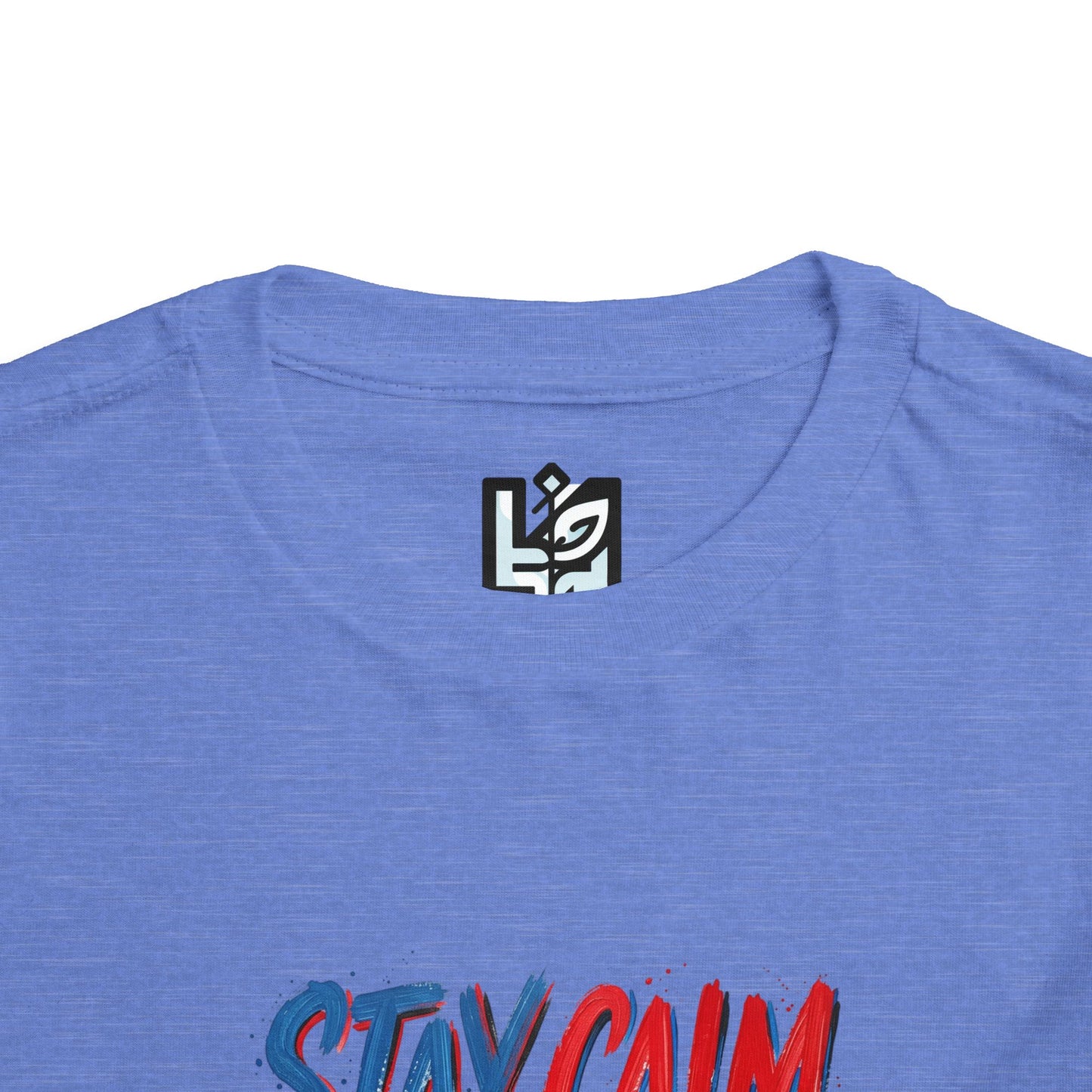 Toddler Tee — "Stay Calm, Stay Powerful" Graphic