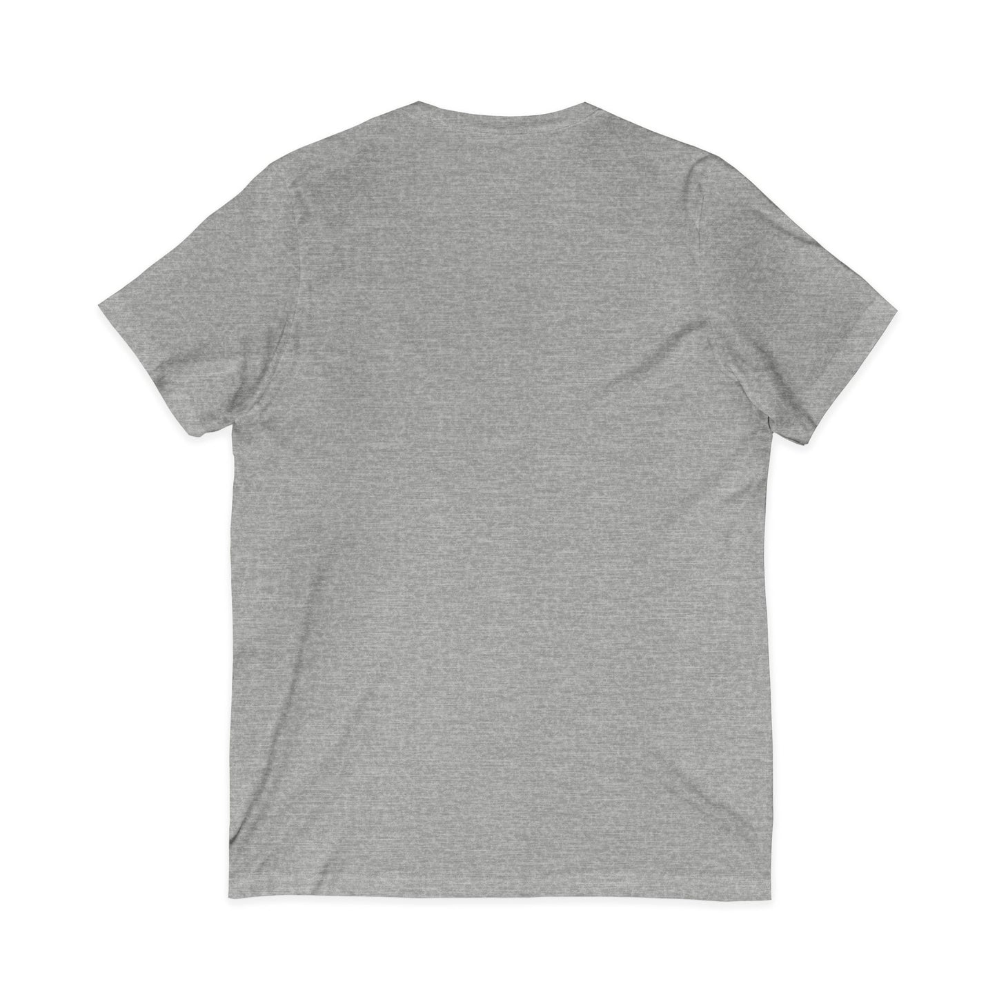 The Unflappable Man V-Neck Tee — Funny Resilient Guy Graphic Shirt