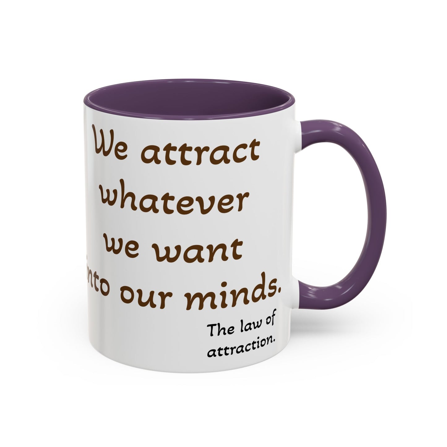 Mindful Attraction Coffee Mug - Inspirational Design for Law of Attraction Lovers