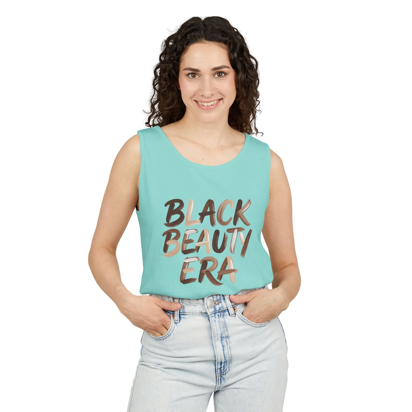 Black Beauty Era Tank Top — Empowerment Graphic Summer Tank