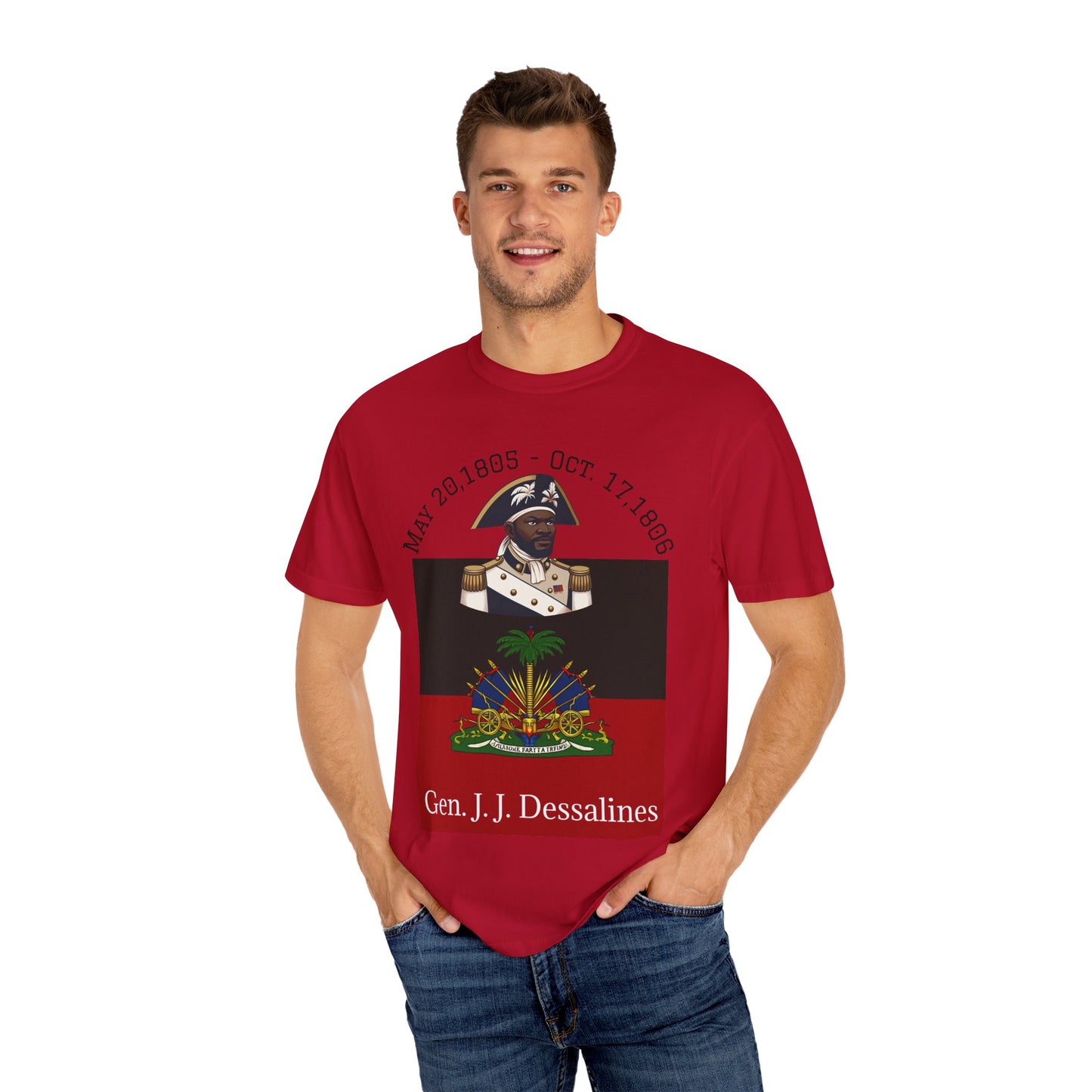 Gen. J.J. Dessalines T-Shirt, Historical Figure Tee, Haitian Revolution Apparel, Unisex Cotton Tee, Gift for History Buffs, Casual [...]