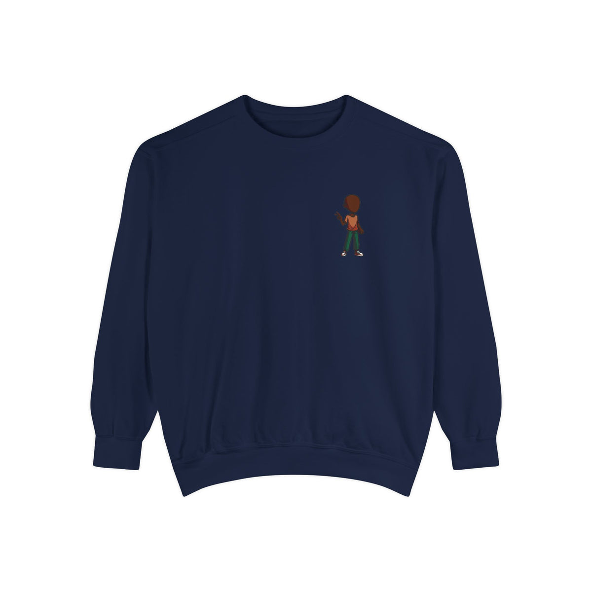 Retro Pixel Boy Graphic Sweatshirt