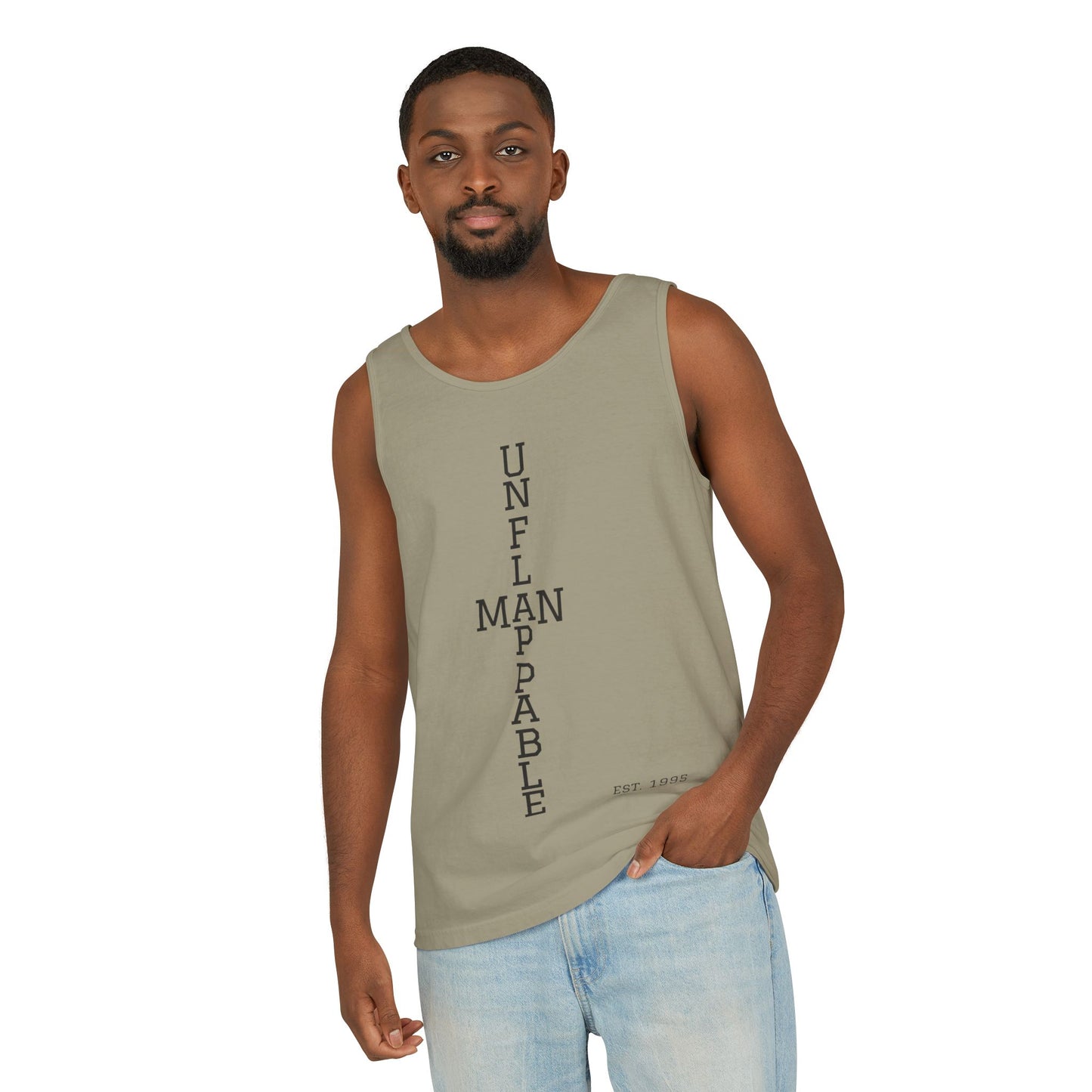 Unisex Inspirational Tank Top - Unflappable, Summer Apparel, Vacation Wear, Casual Gift, Fitness Gear