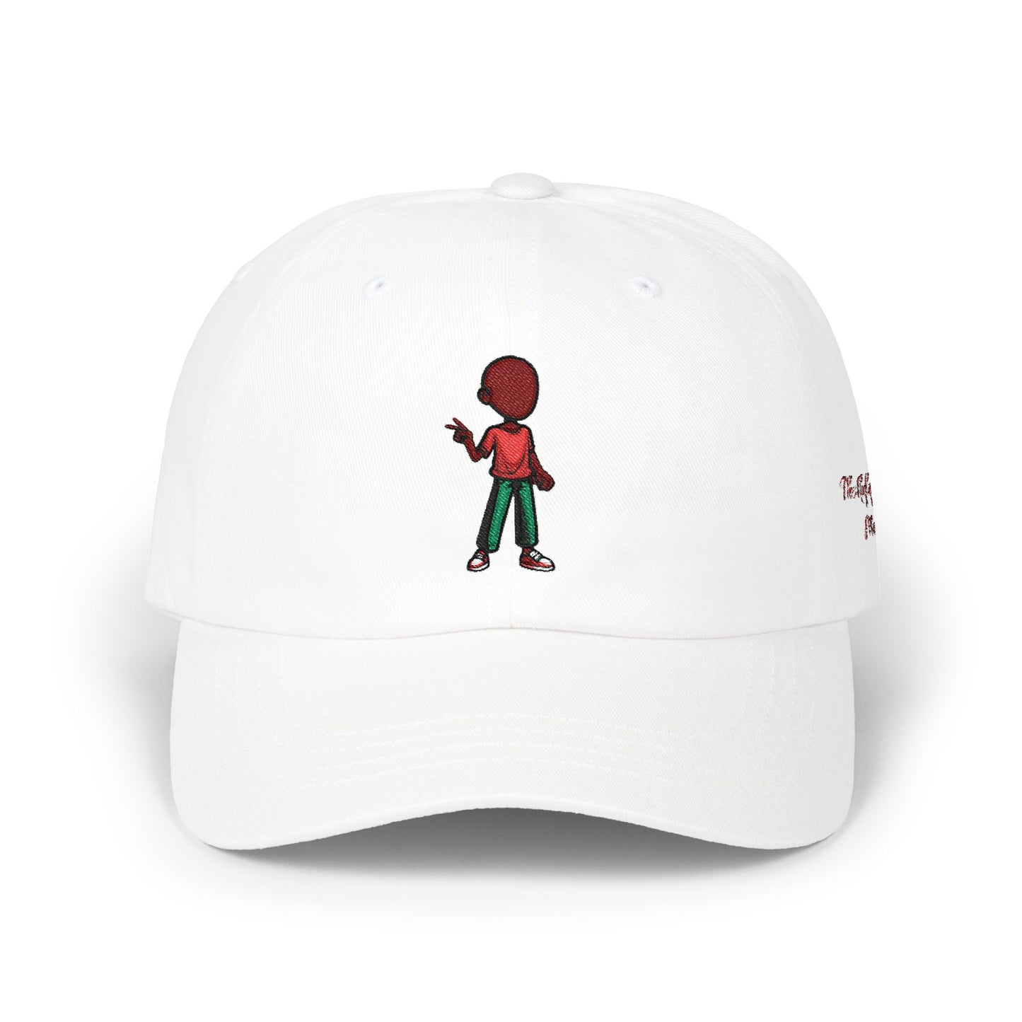 Embroidered Retro Figure Dad Cap – Minimal Streetwear Baseball Hat