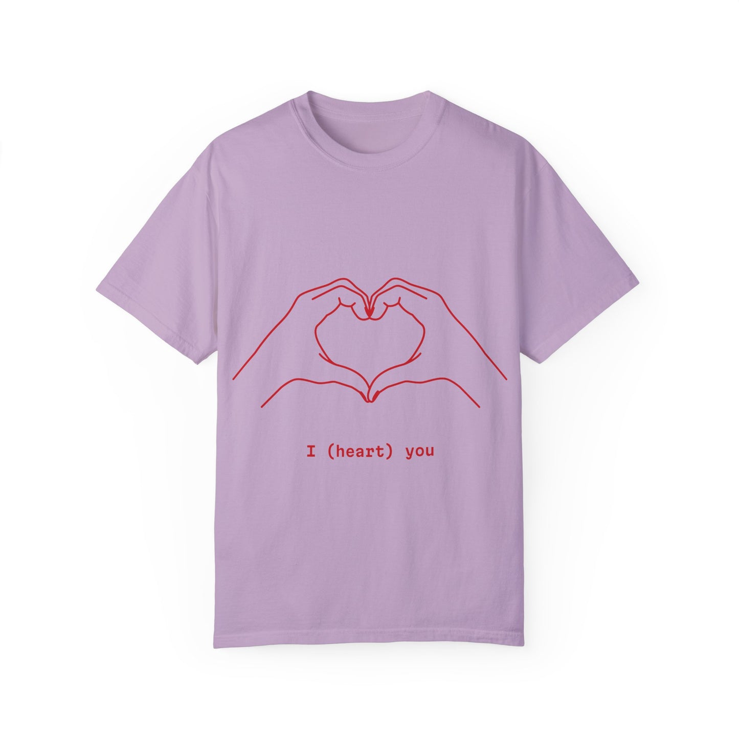 Unisex Heart Hands T-Shirt | I (heart) You Graphic Tee | Perfect for Valentine's Day and Everyday Love