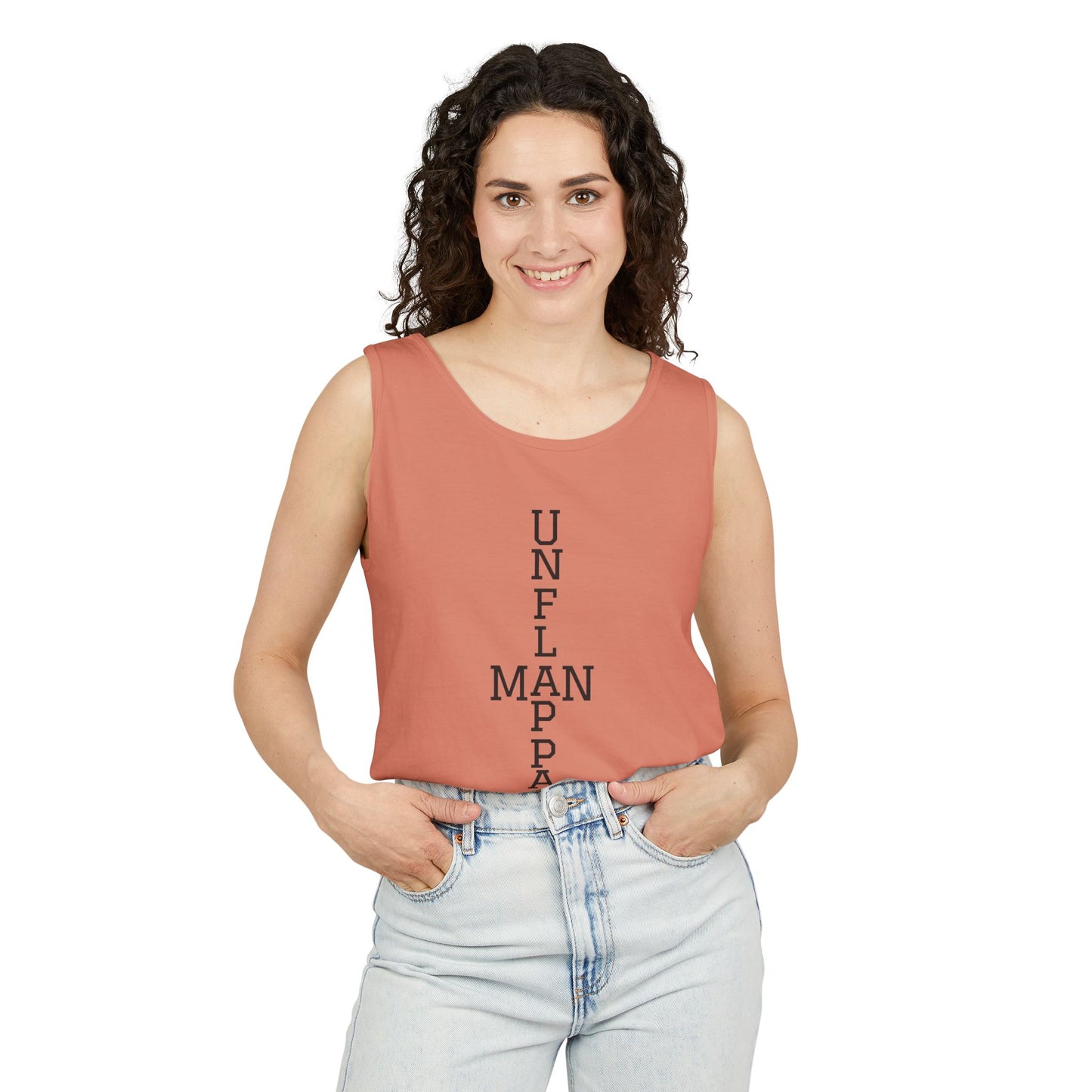 Unisex Inspirational Tank Top - Unflappable, Summer Apparel, Vacation Wear, Casual Gift, Fitness Gear