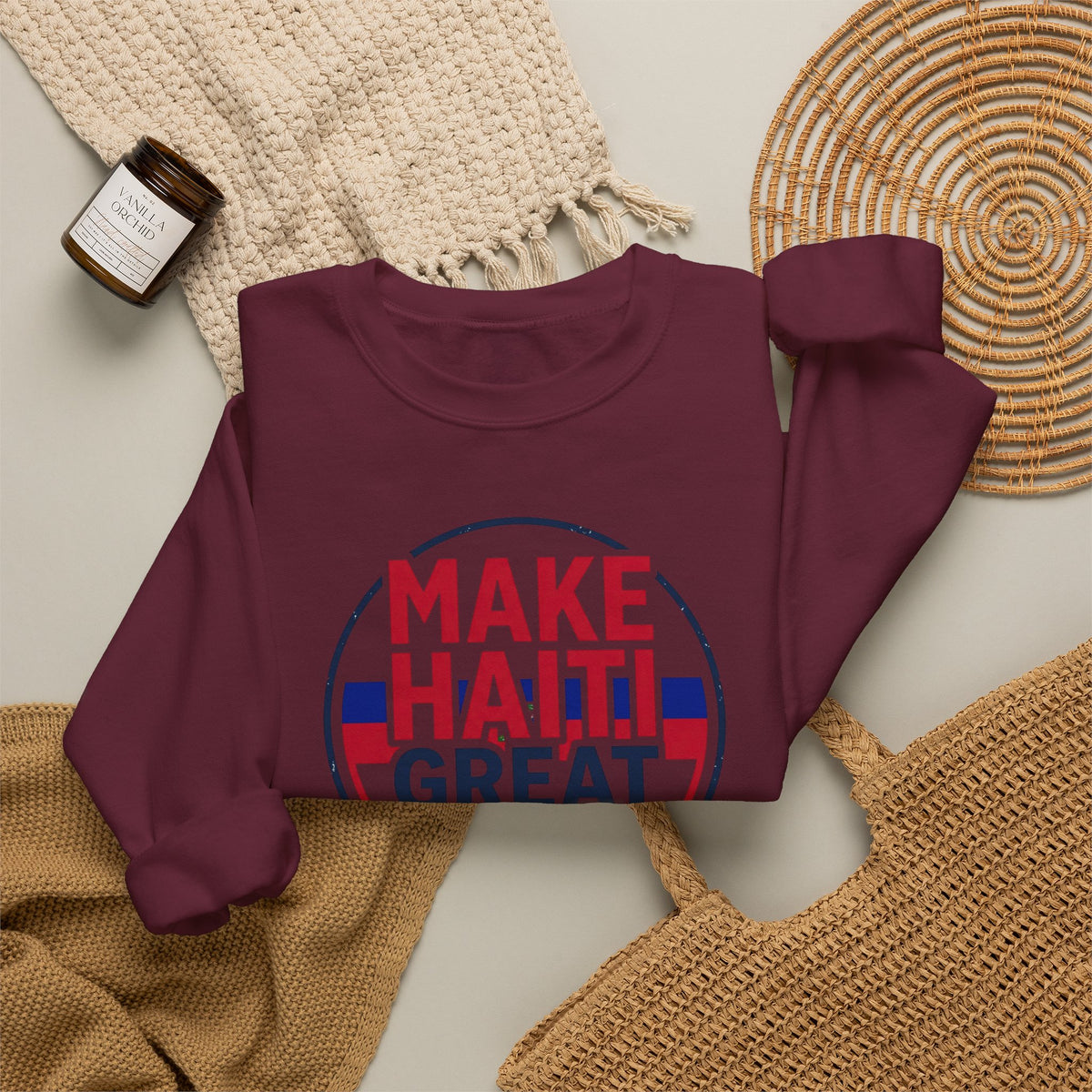 Make Haiti Great Again Crewneck Sweatshirt